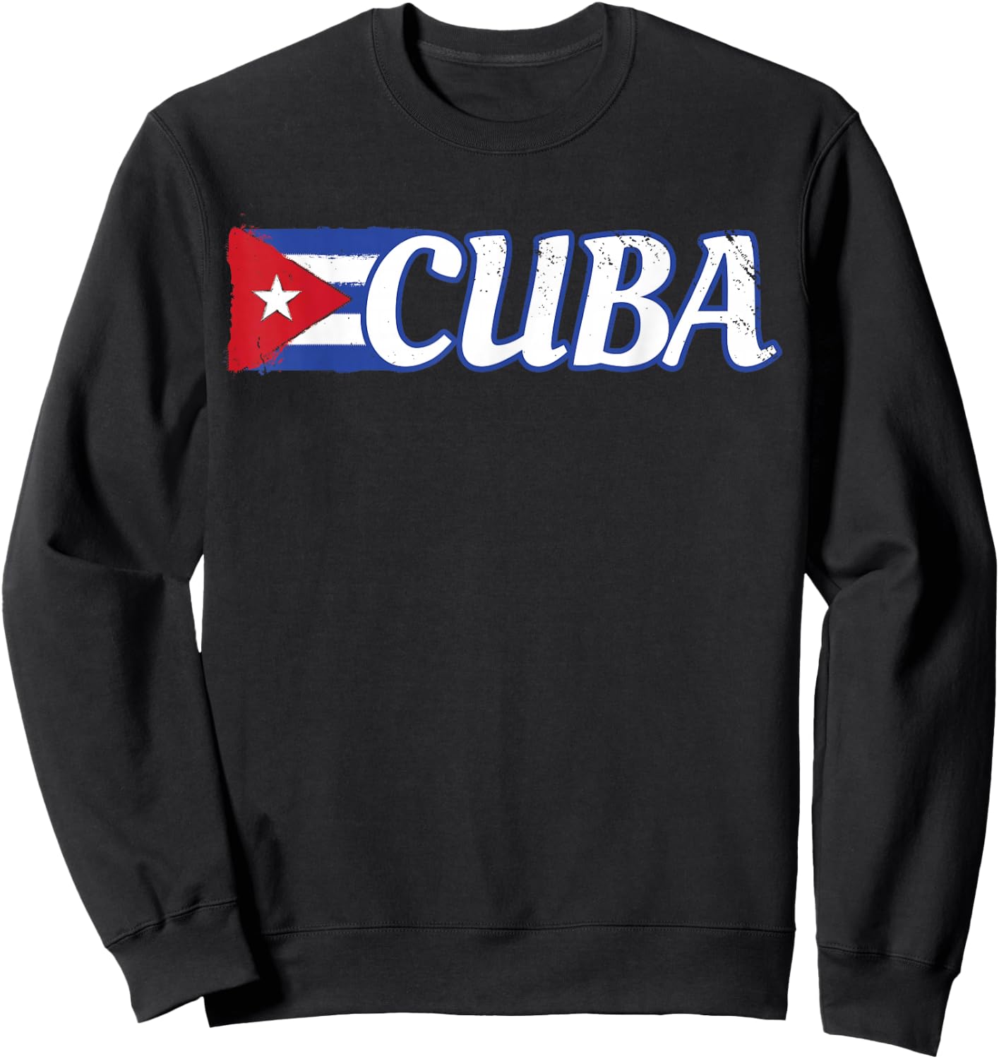 Cuban Flag Shirt Cuba Hispanic Heritage Month Sweatshirt - Sweatshirt | Black