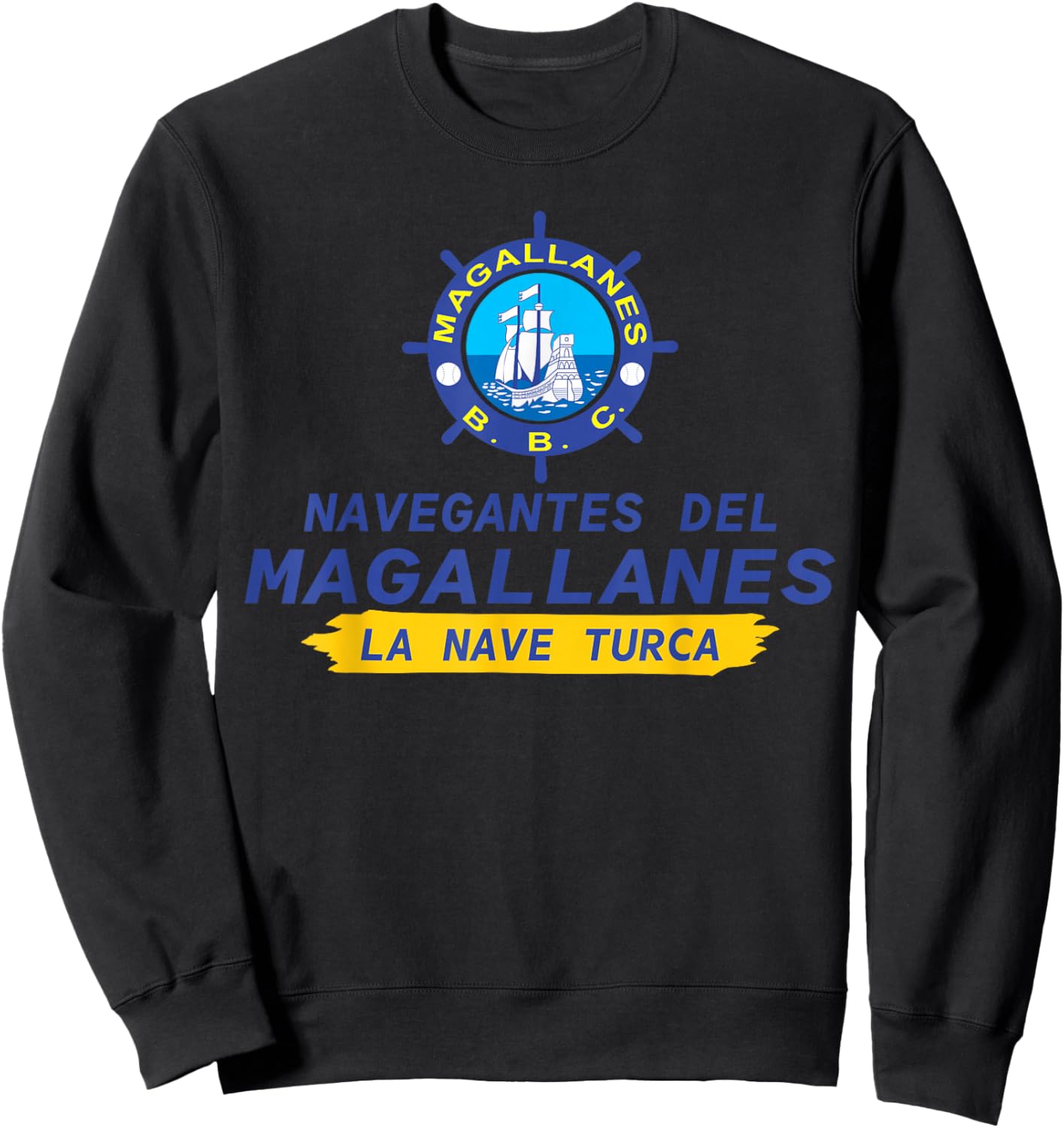 Orgullo Magallanero: Apoya a los Navegantes del Magallanes Sweatshirt - Sweatshirt | Black