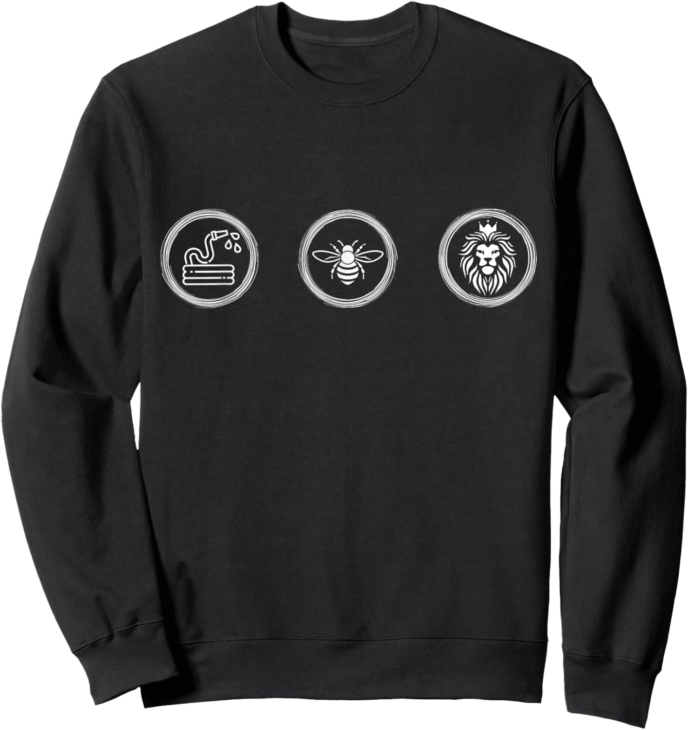 Hose bee lion Sweatshirt - Sweatshirt | Black