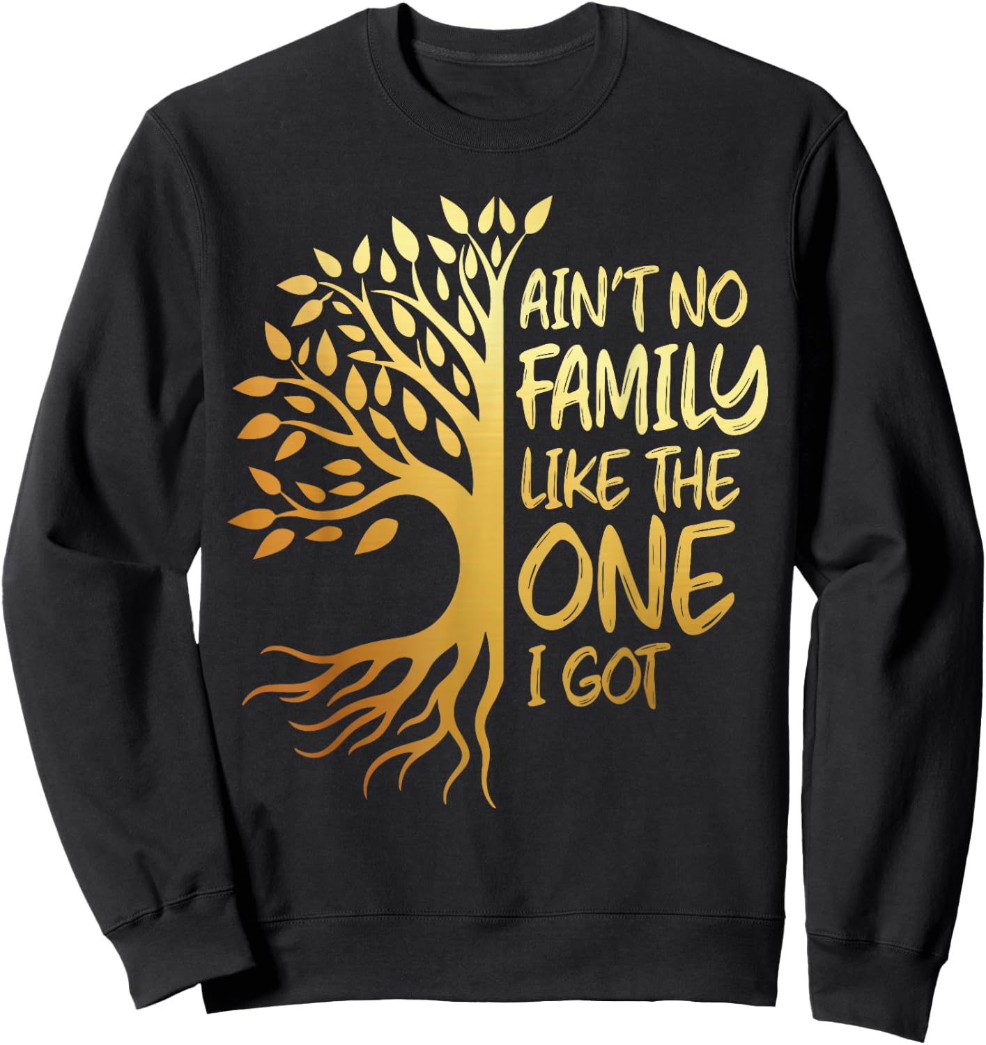 Ant no family like the one i got family tree reunion 2024 Sweatshirt - Sweatshirt | Black