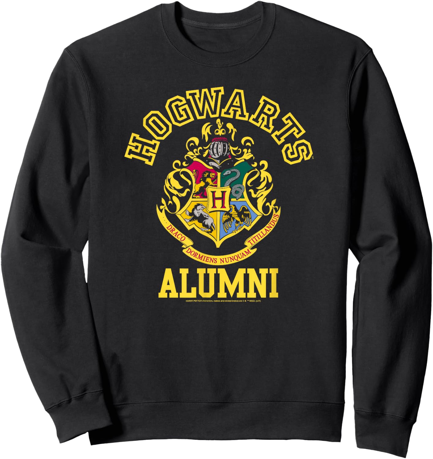 Harry Potter Hogwarts Alumni Crest Sweatshirt - Sweatshirt | Black