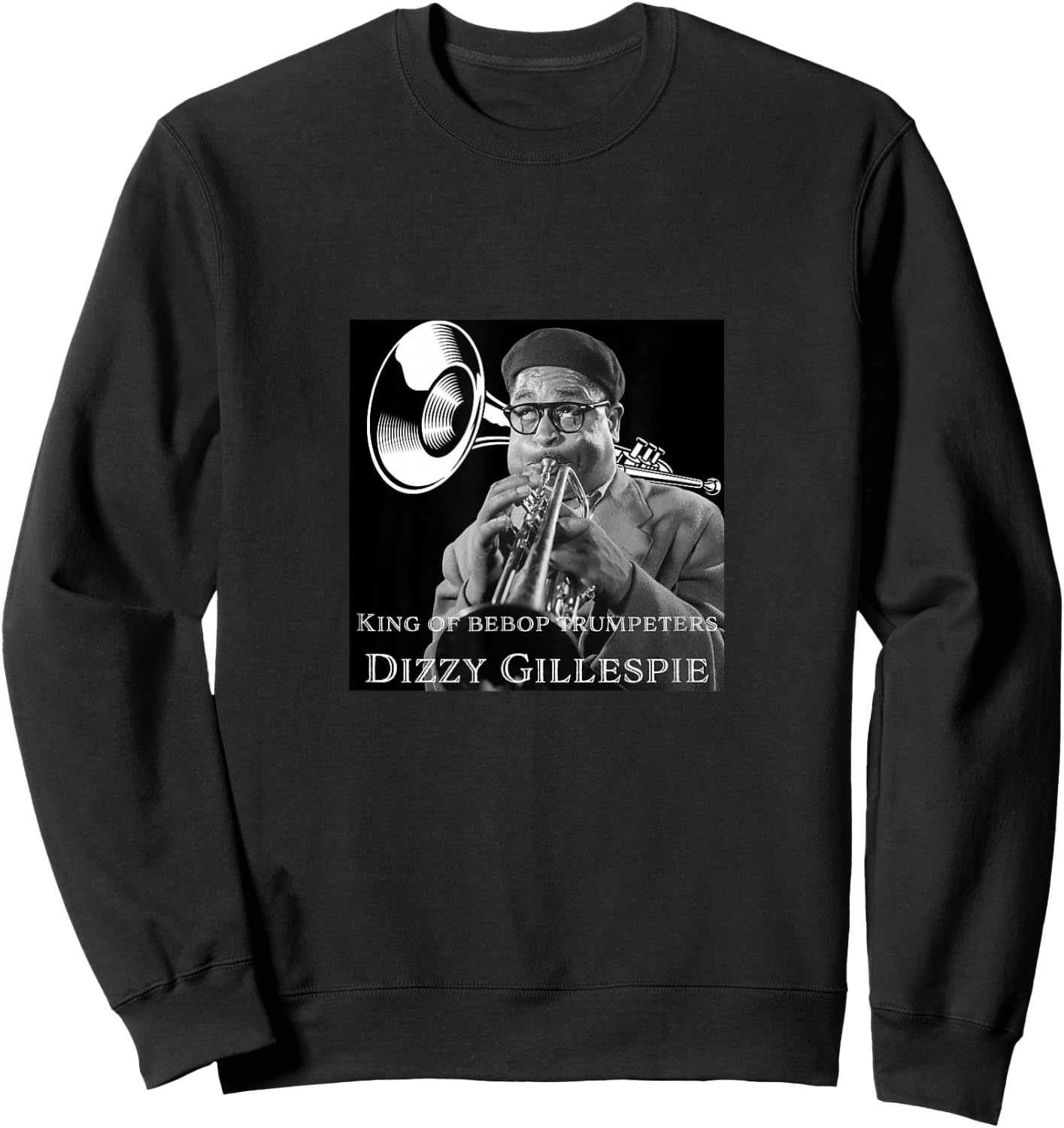 Dizzy Gillespie_001 Sweatshirt - Sweatshirt | Black