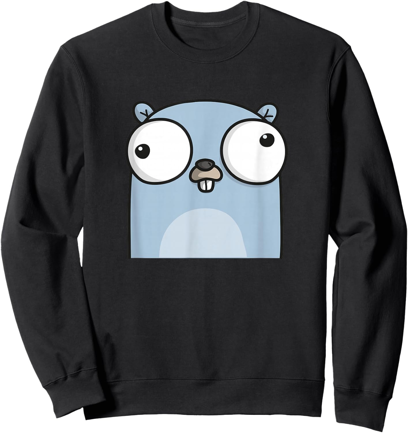 Golang Gopher Programmer Sweatshirt - Sweatshirt | Black