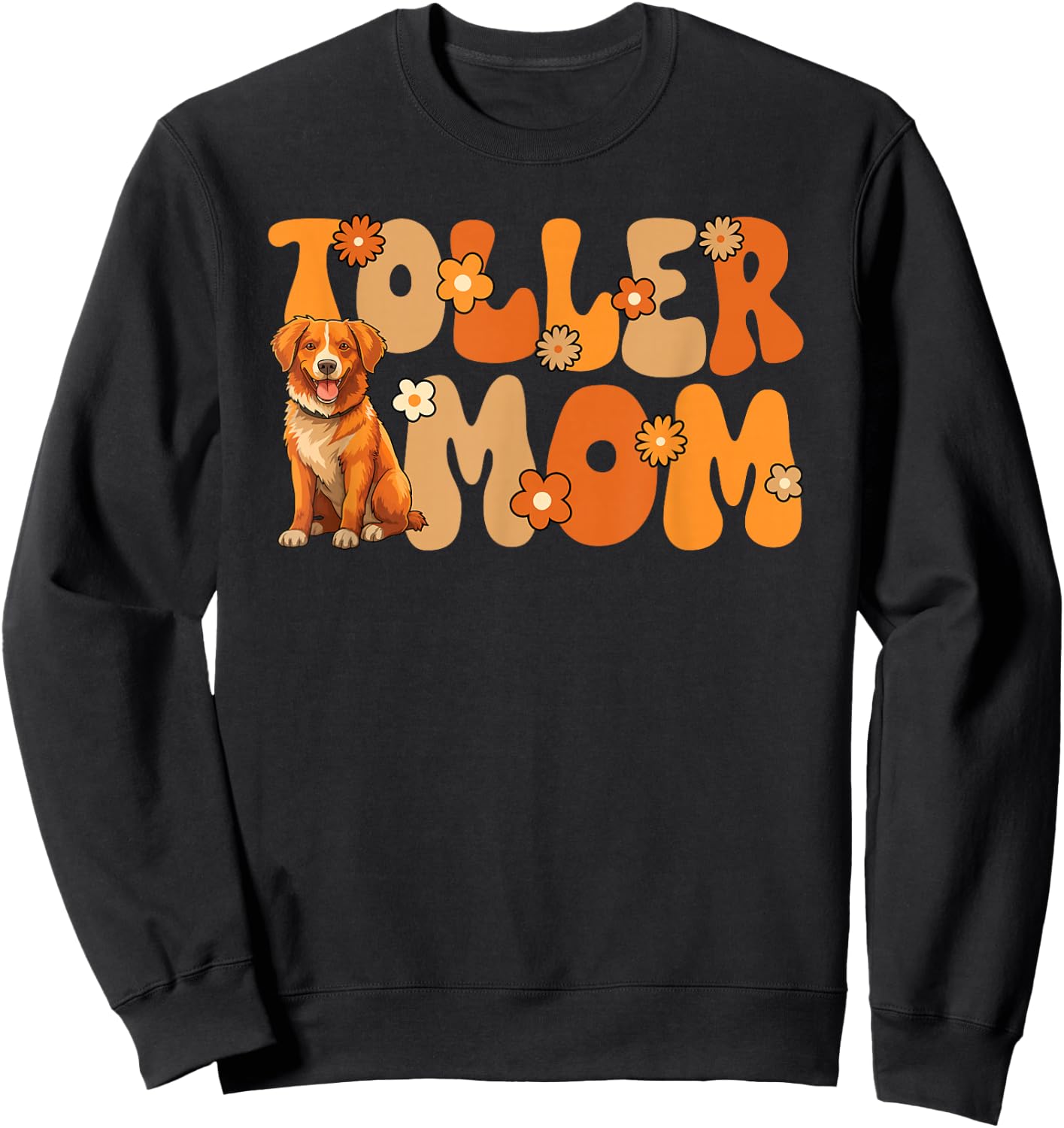Nova Scotia Duck Tolling Retriever World's Best Toller Mom Sweatshirt - Sweatshirt | Black