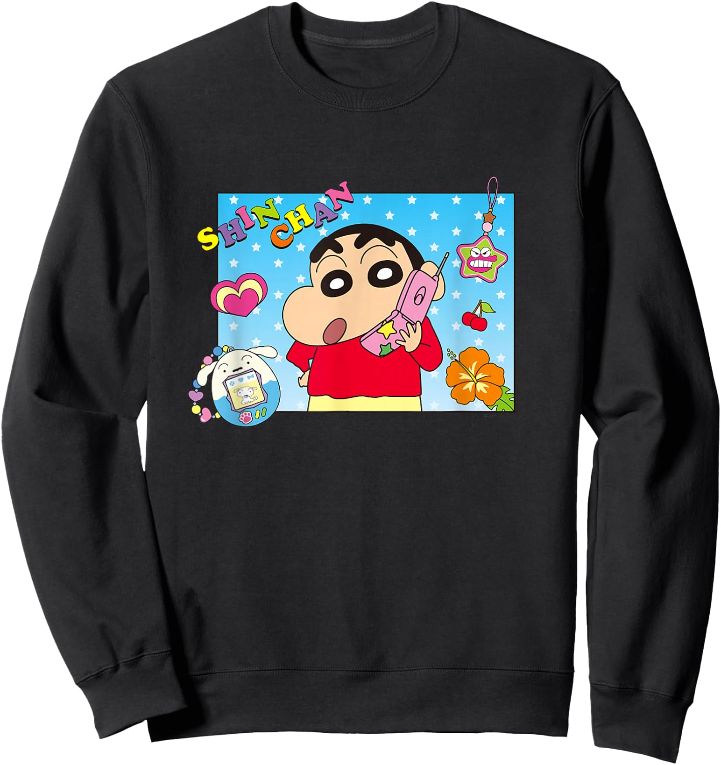 Crayon Shin-chan Playing HEISEI Shin-chan Sweatshirt - Sweatshirt | Black