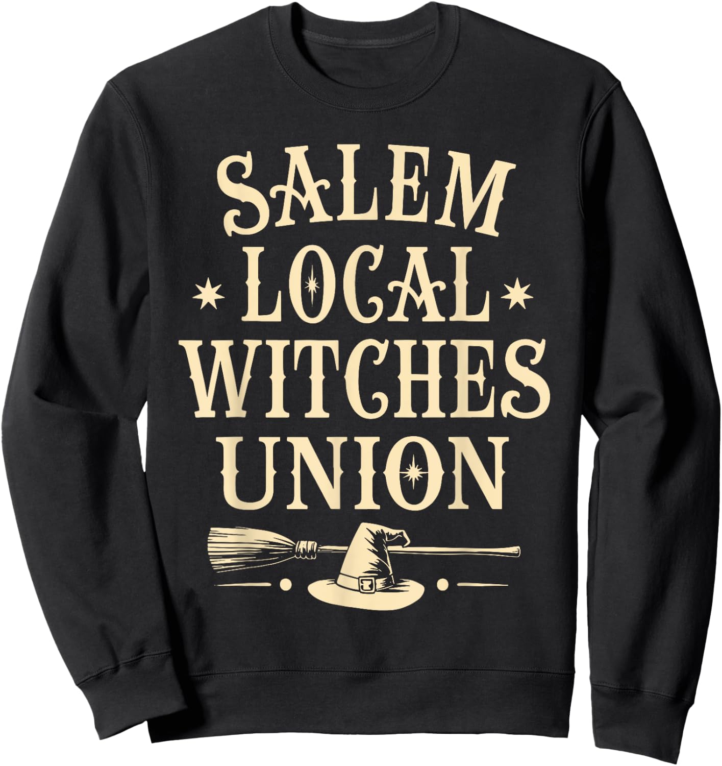 Salem Local Witches Union 1692 Witch Halloween Sweatshirt - Sweatshirt | Black