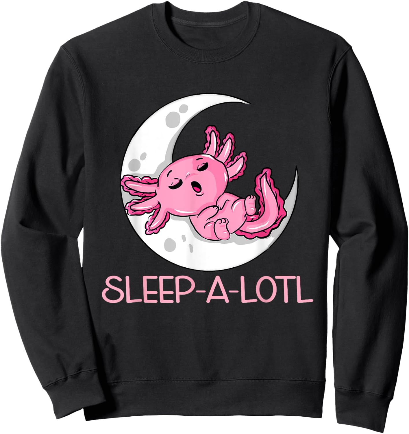 SLEEP-A-LOTL Sleeping Axolotl Pyjamas Sweatshirt - Sweatshirt | Black