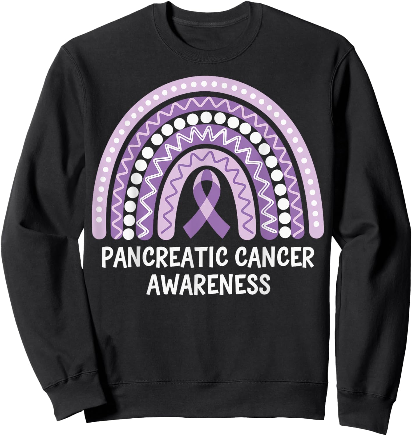 Pancreatic Cancer Awareness Sweatshirt - Sweatshirt | Black