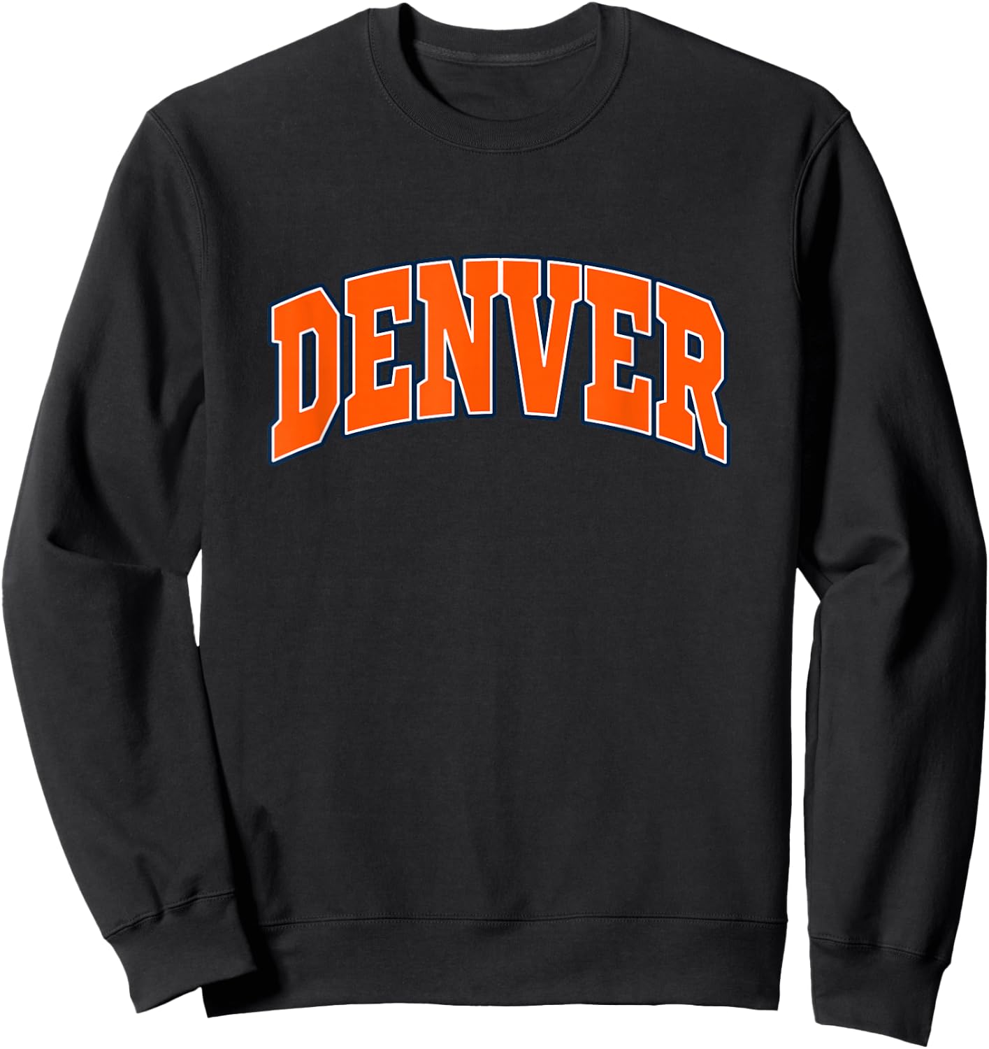 DENVER - Throwback Design - Classic Sweatshirt - Sweatshirt | Black