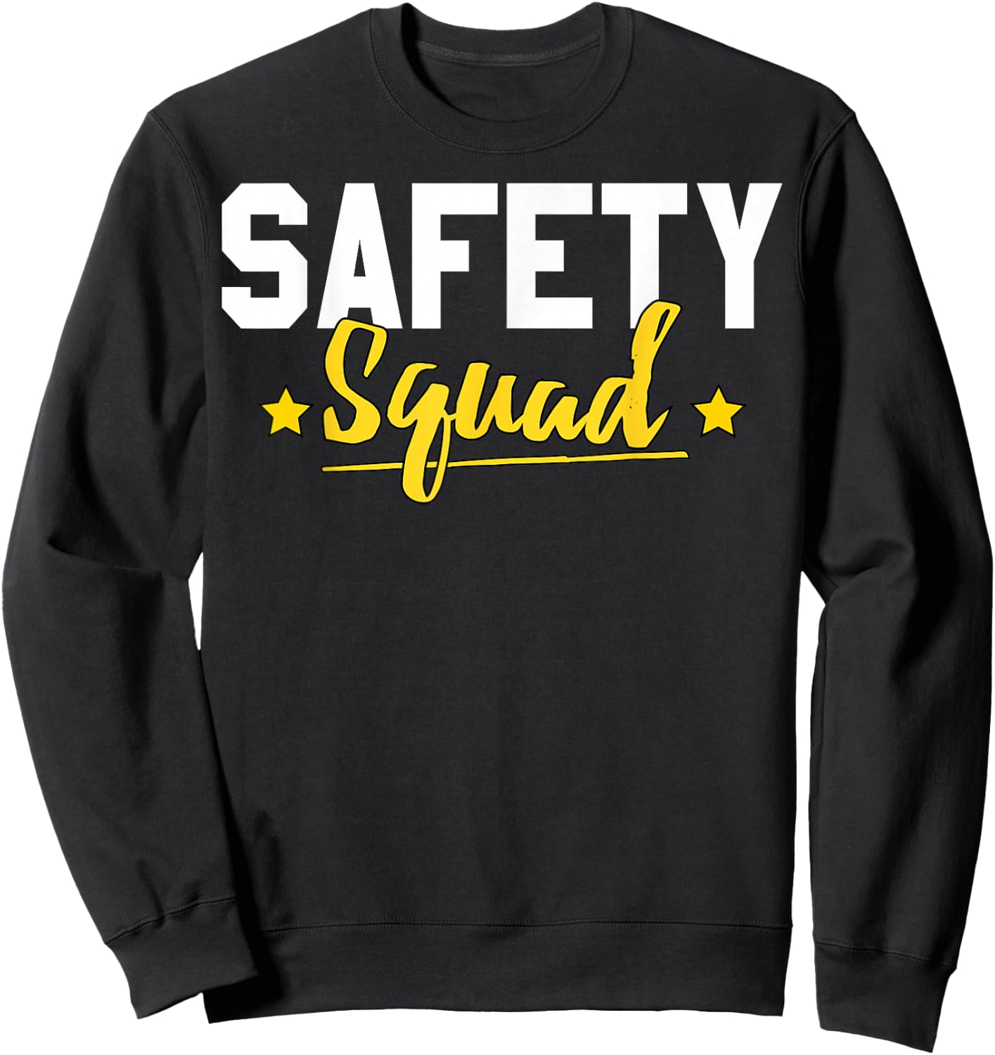 Occupational Health Safety Officer Manager Supervisor Squad Sweatshirt - Sweatshirt | Black