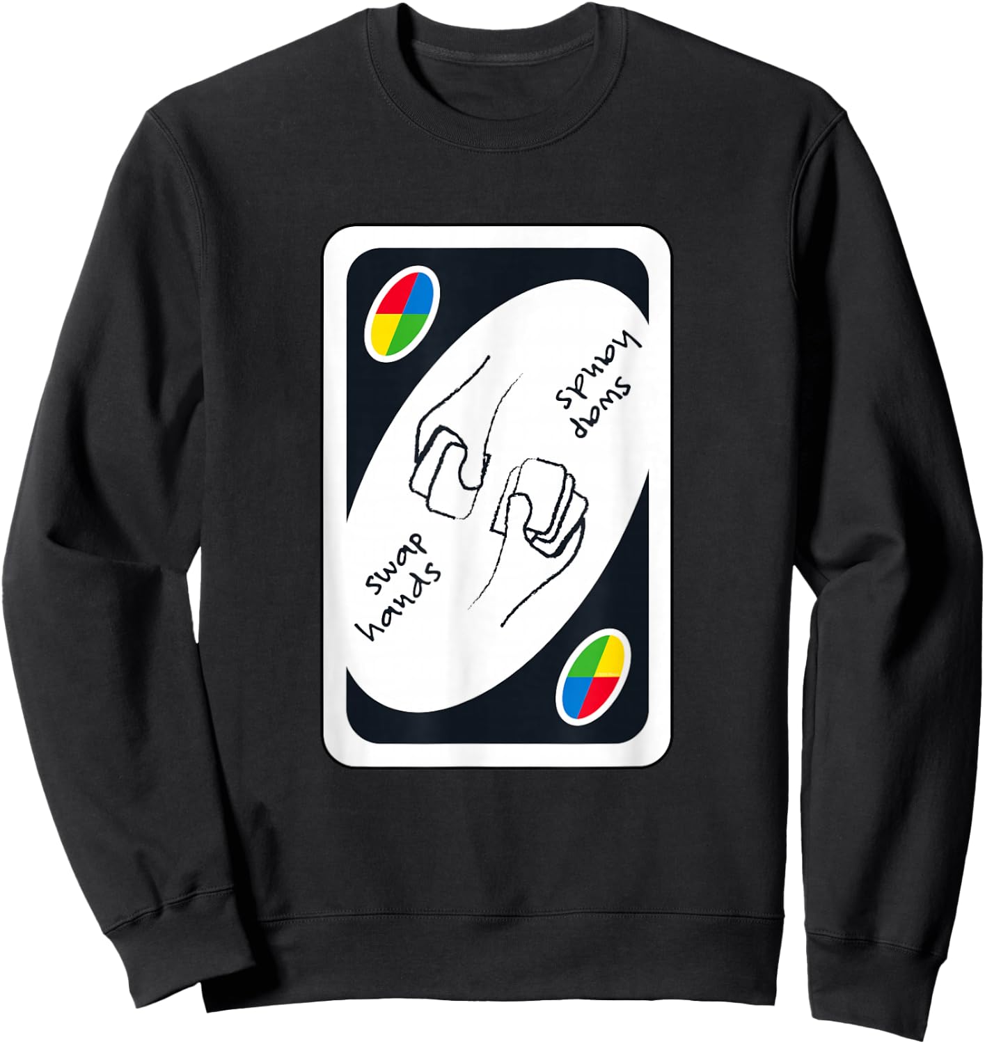 UNO - Swap Hands Sweatshirt - Sweatshirt | Black
