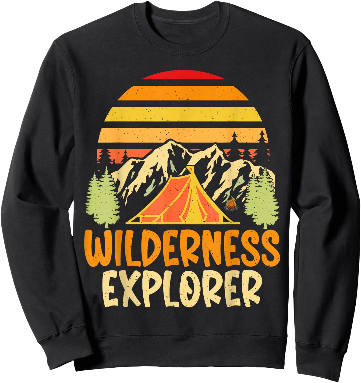 Wilderness Explorer Hiking Sweatshirt - Sweatshirt | Black