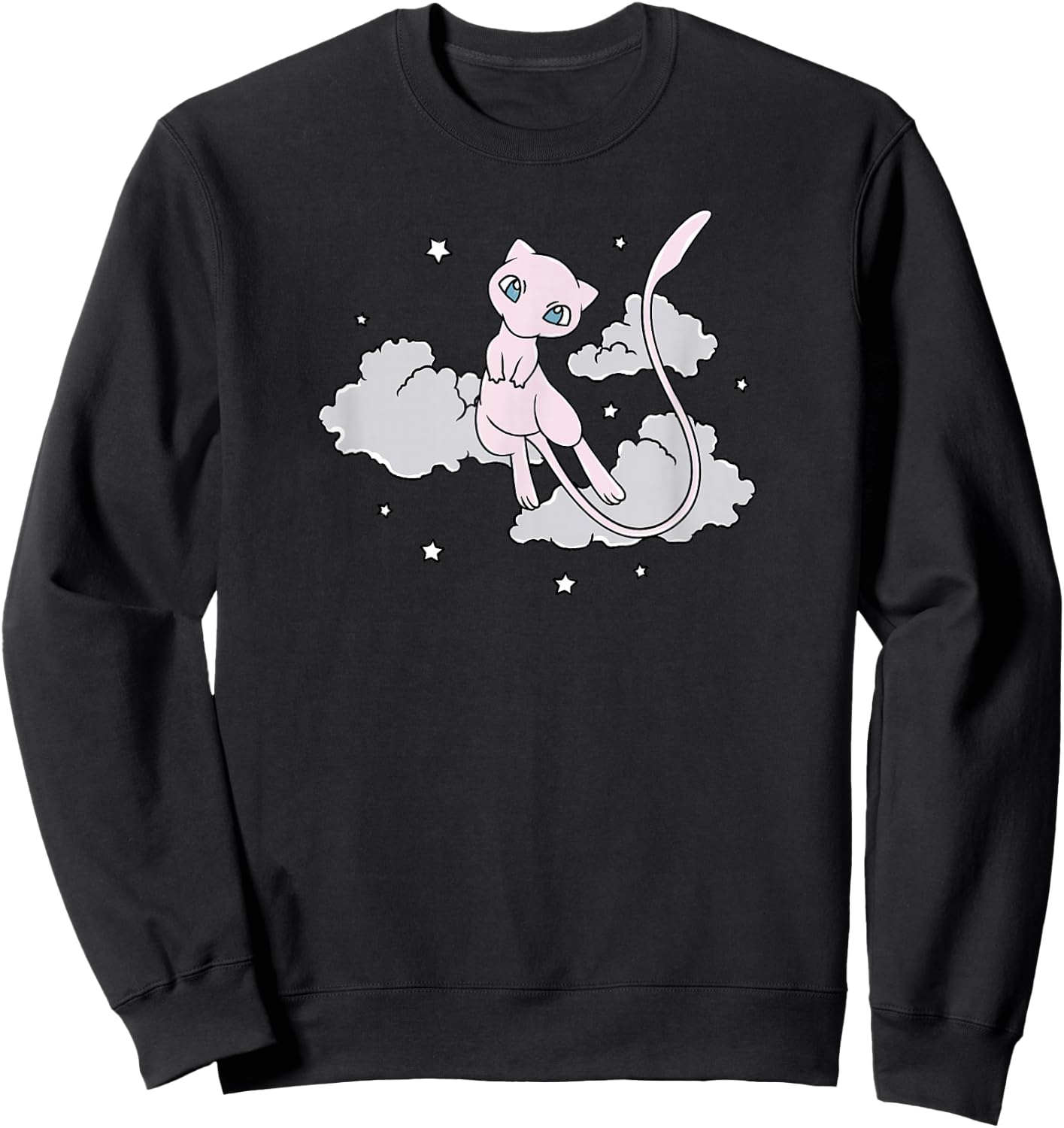 Pokémon - Mew Celestial Stars Mythical Psychic Type Gen 1 Sweatshirt - Sweatshirt | Black