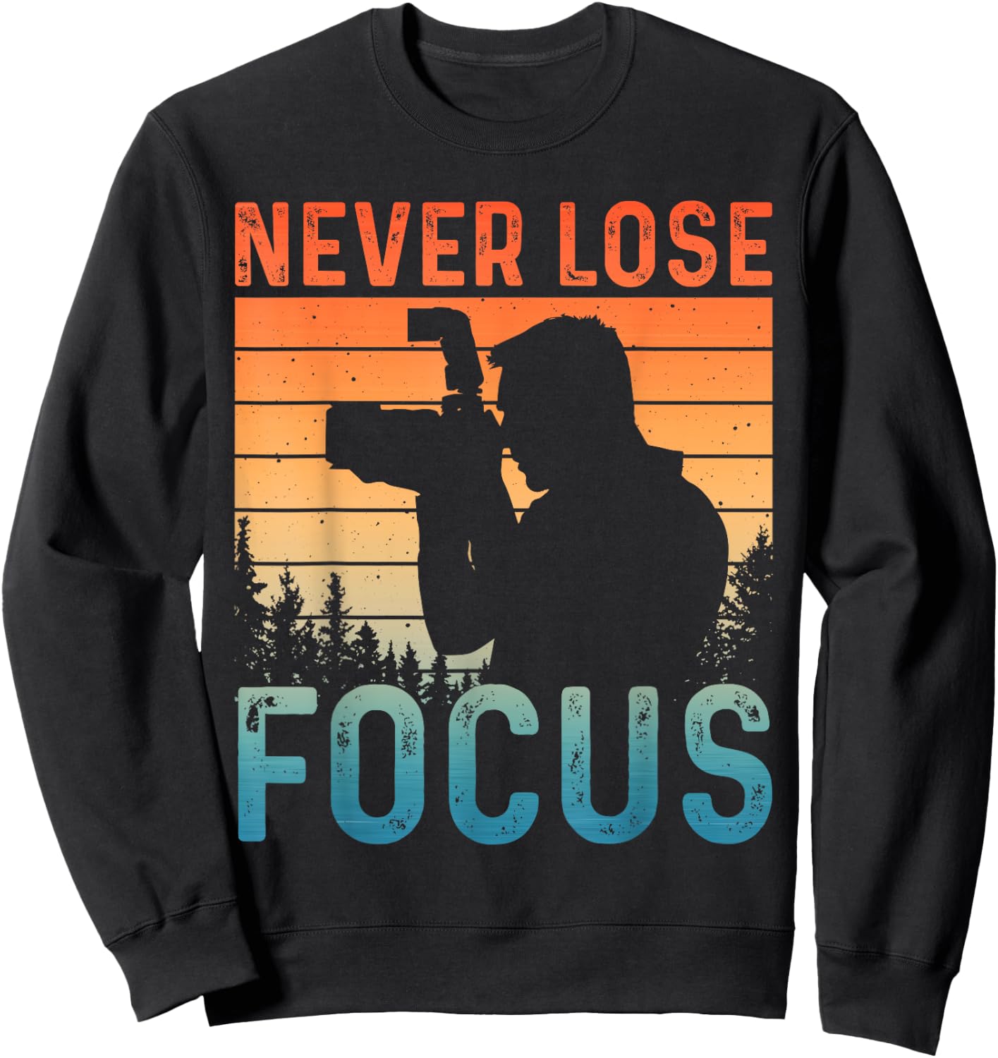 Cool Photography Design Women Camera Photographer Sweatshirt - Sweatshirt | Black