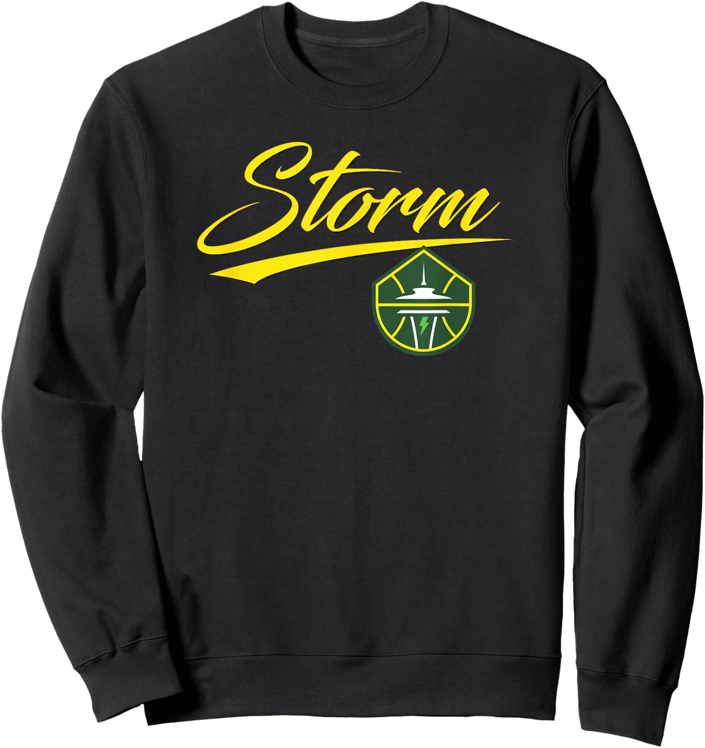 WNBA Seattle Storm Officially Licensed Sweatshirt - Sweatshirt | Black