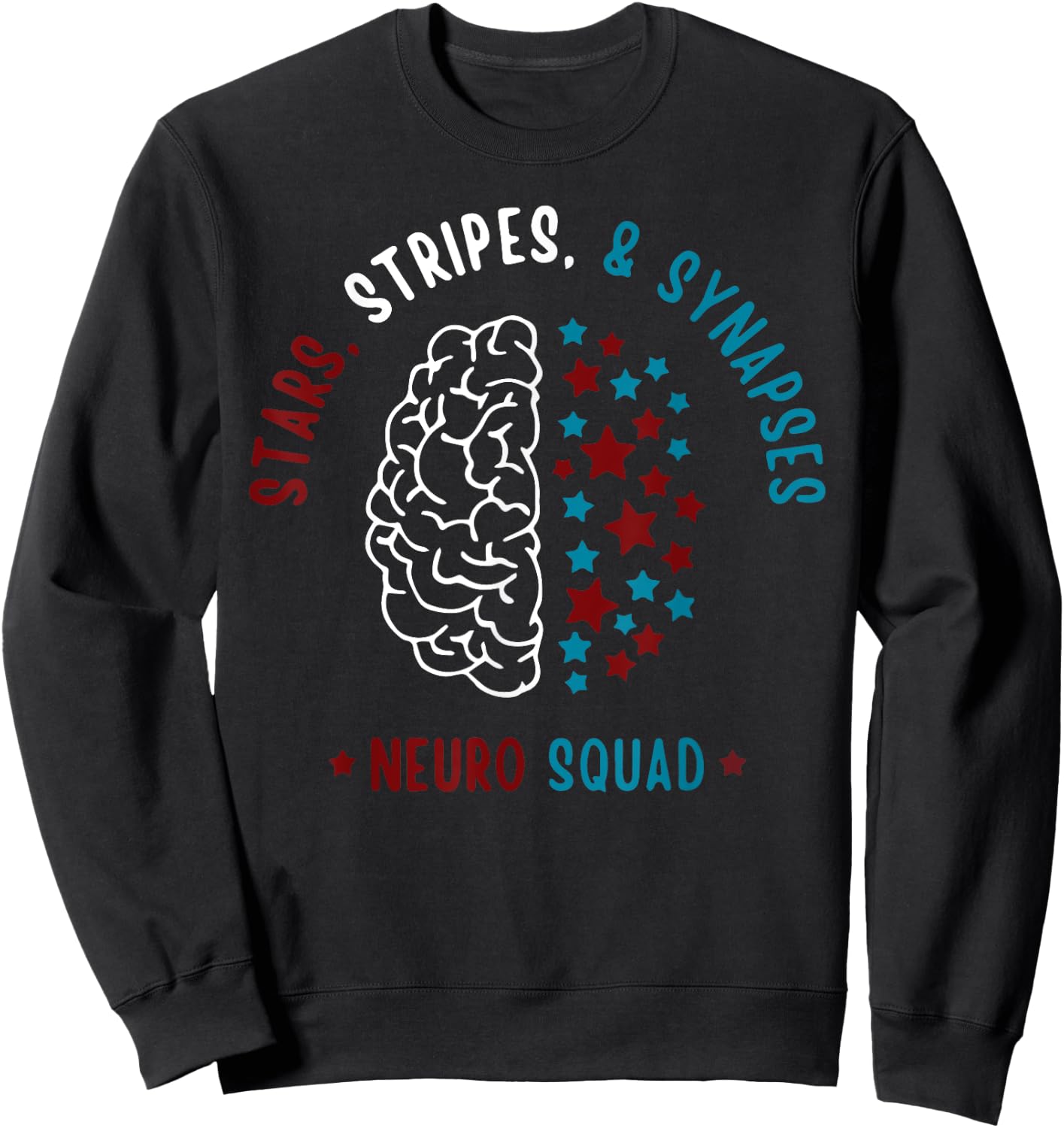Neurology Nurse Eeg Tech 4th of July Neuro Fourth of July Ne Men Sweatshirt - Sweatshirt | Black
