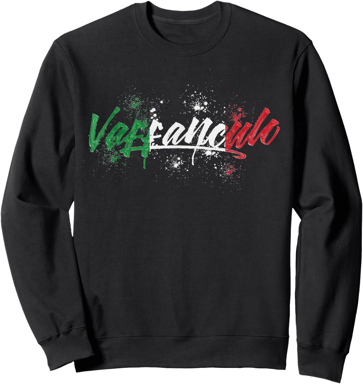 Vaffanculo Funny Italian Saying From Italy Sweatshirt - Sweatshirt | Black