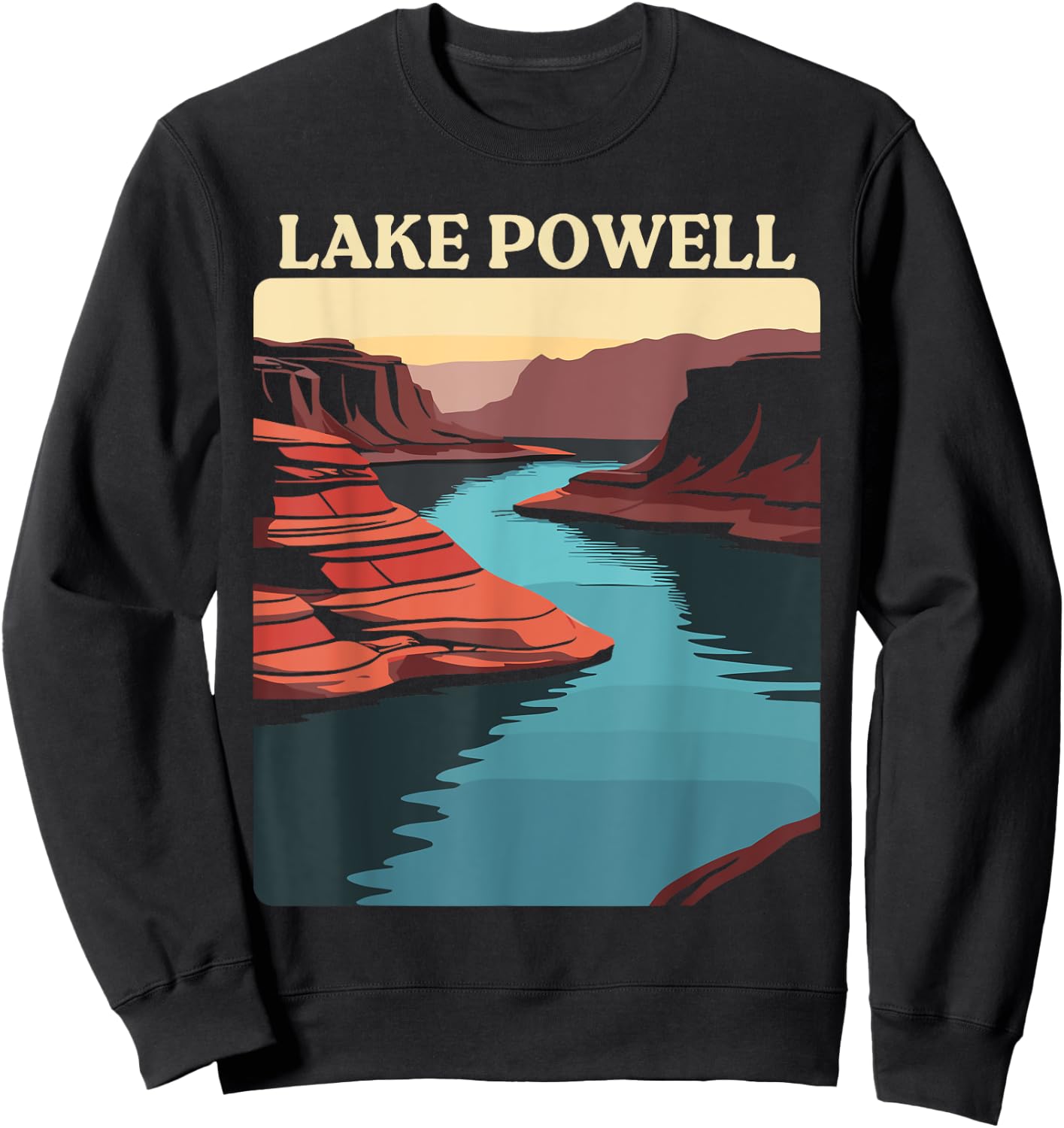 Lake Powell Utah, Lake Powell Sweatshirt - Sweatshirt | Black