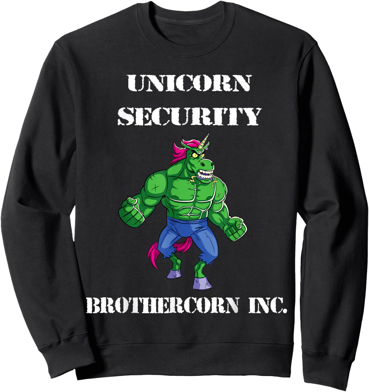 Unicorn Security Brothercorn Inc. Sweatshirt - Sweatshirt | Black