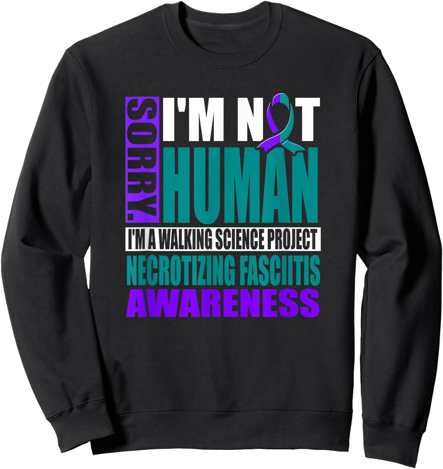 Necrotizing Fasciitis Sweatshirt - Sweatshirt | Black