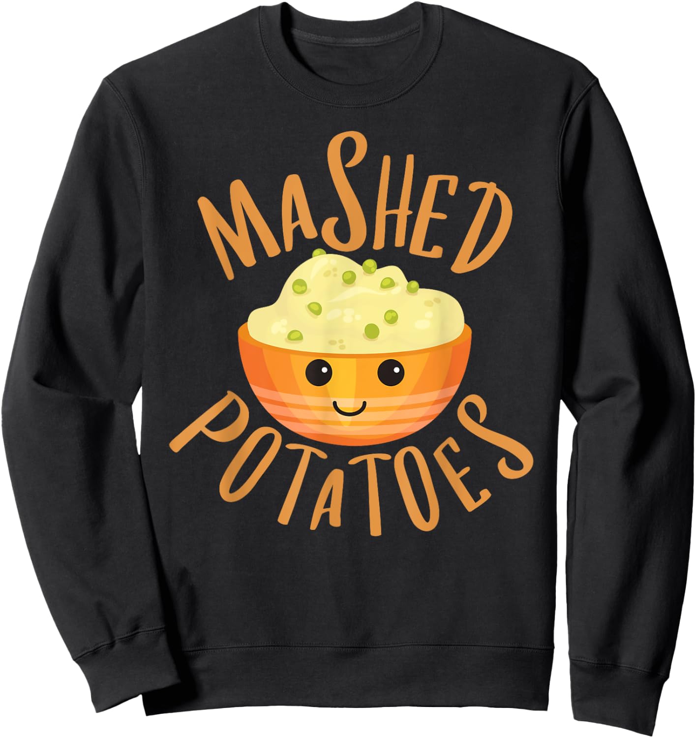 Mashed Potatoes & Gravy Matching Halloween Best Friends Sweatshirt - Sweatshirt | Black