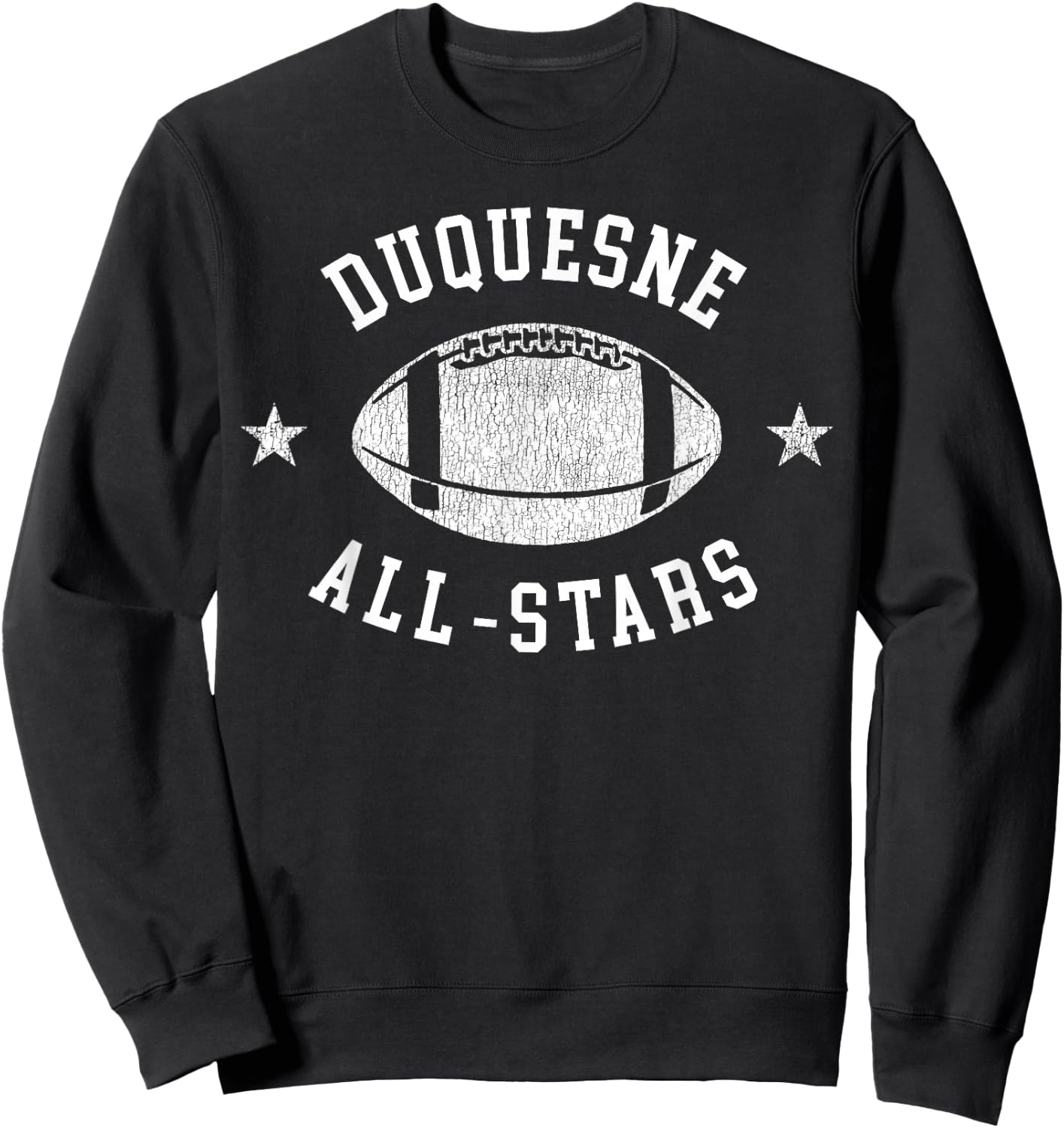 Duquesne Vintage All-Stars Football Retro 80s Sweatshirt - Sweatshirt | Black