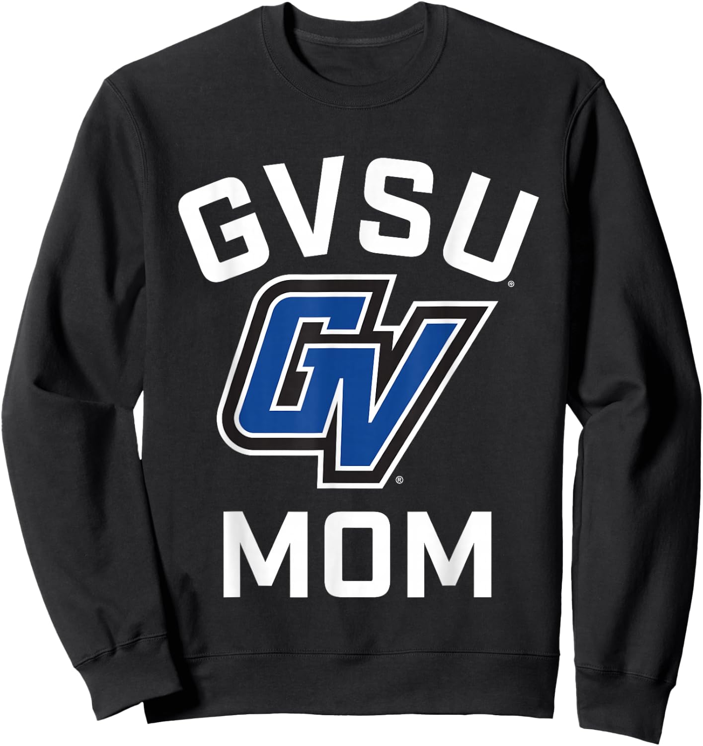Grand Valley State University GVSU Lakers Arched Mom Sweatshirt - Sweatshirt | Black
