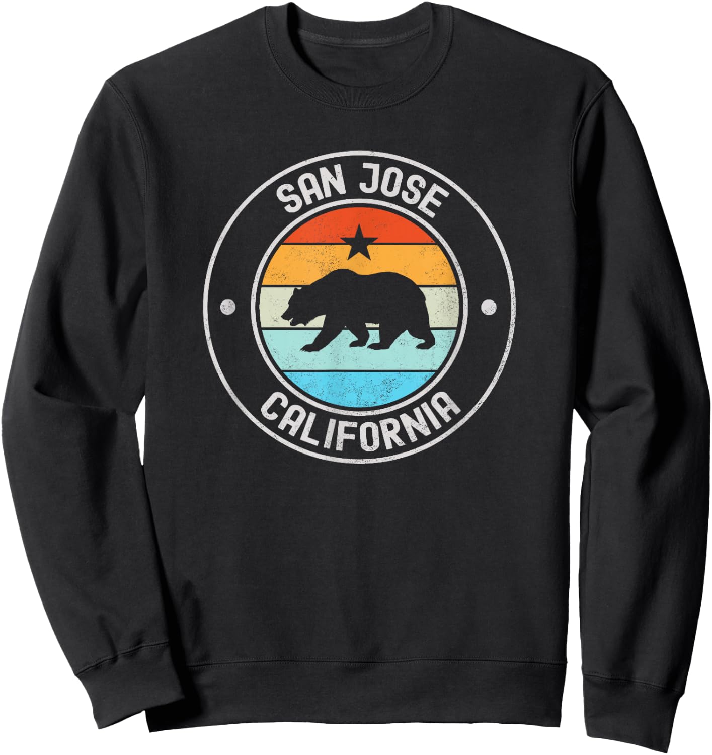 San Jose, California Sweatshirt - Sweatshirt | Black