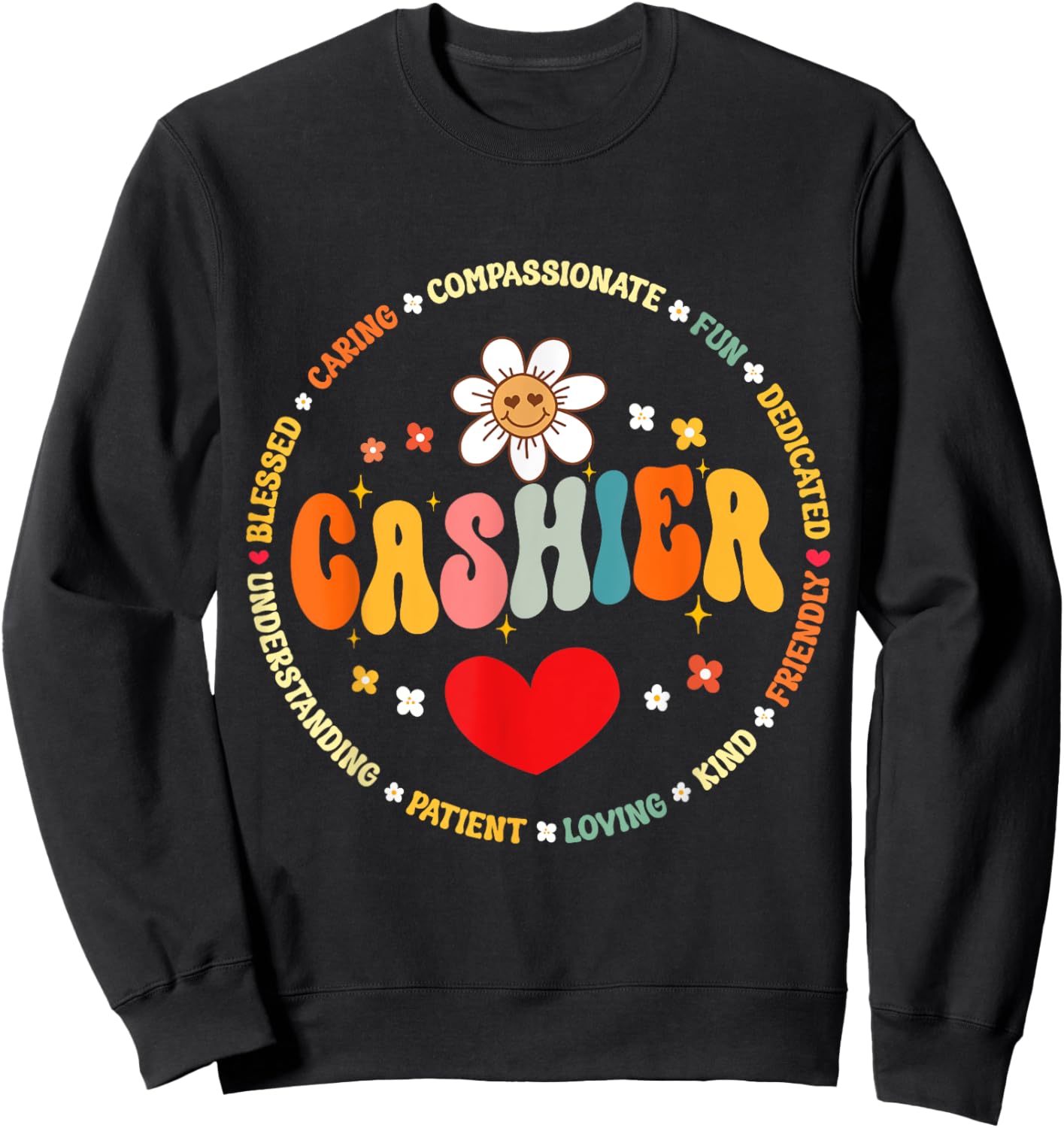 Food Services Crew Cafeteria Worker Helper School Cashier Sweatshirt - Sweatshirt | Black