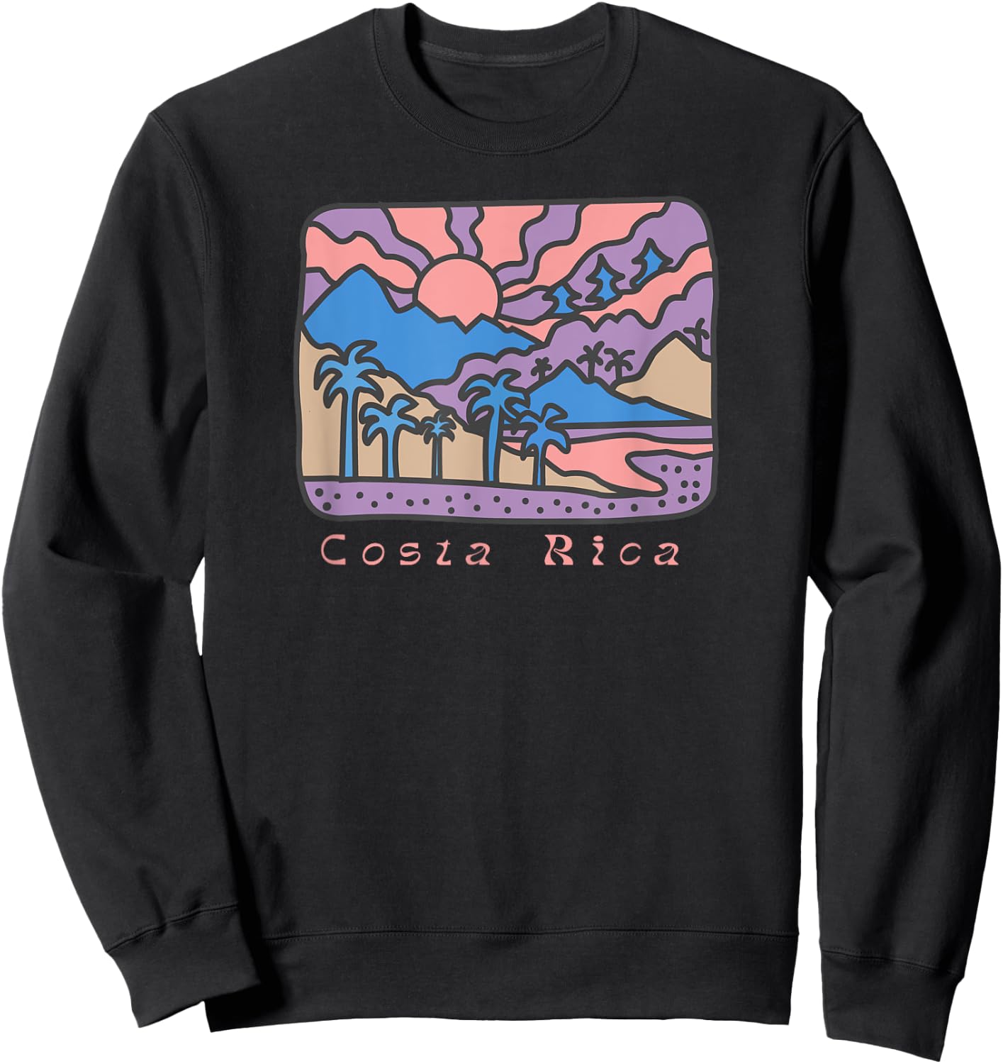 Costa Rica Sweatshirt - Sweatshirt | Black