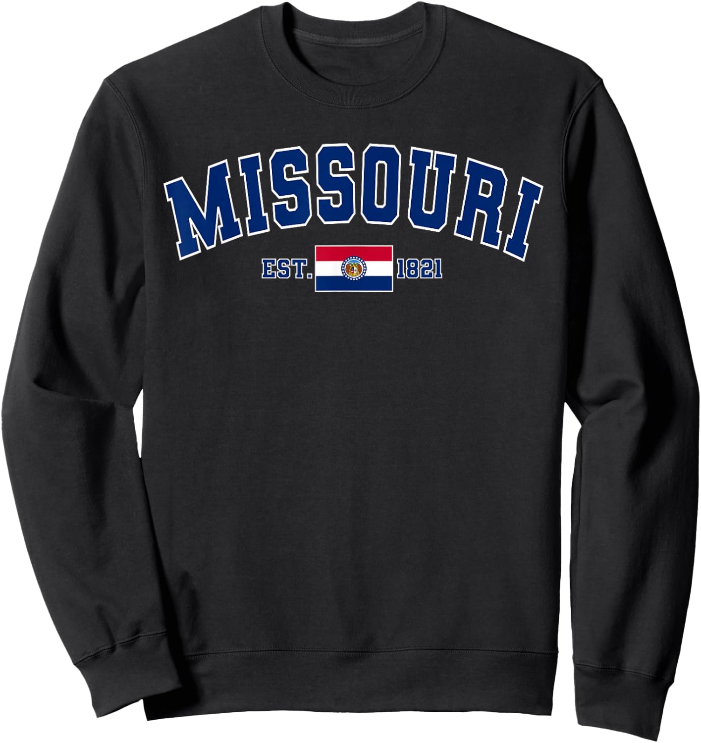 Missouri Flag US State Classic Sports Missouri Sweatshirt - Sweatshirt | Black