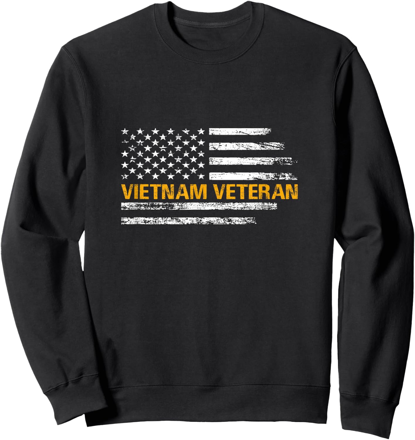 Proud Vietnam Veteran Family Matching Sweatshirt - Sweatshirt | Black