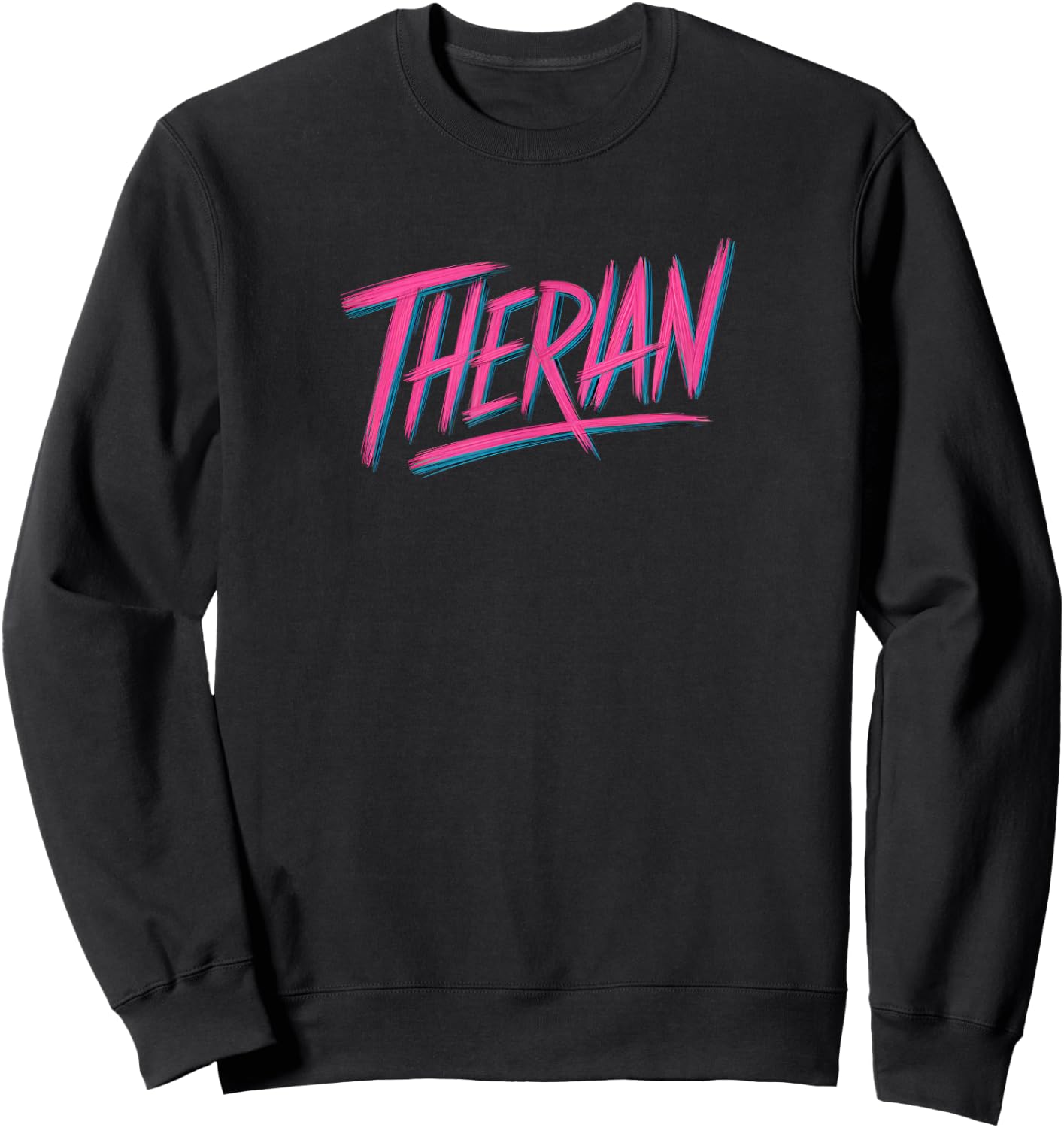 Pink Otherkin Modern Therian Sweatshirt - Sweatshirt | Black