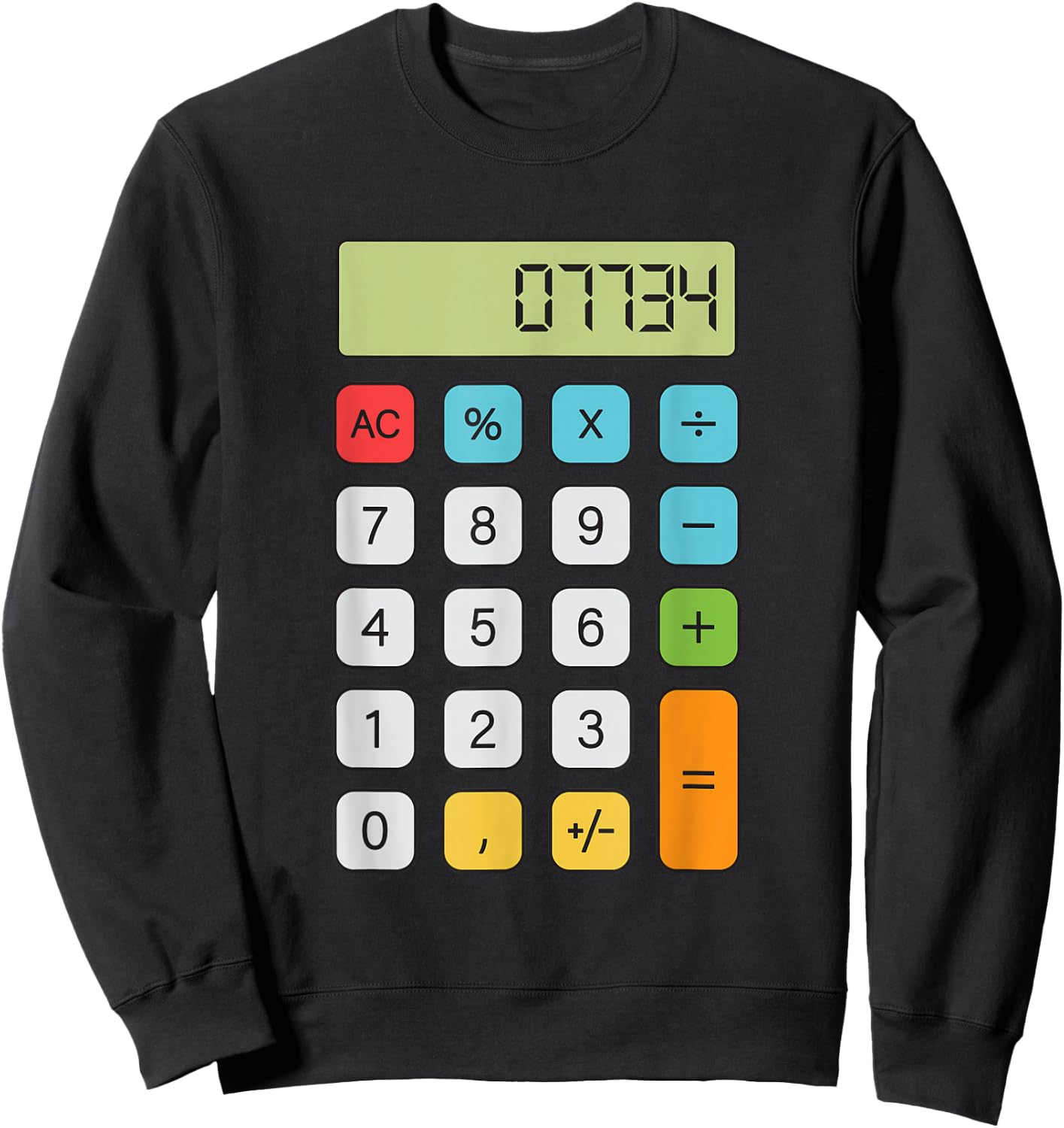 Hello Calculator Sweatshirt - Sweatshirt | Black