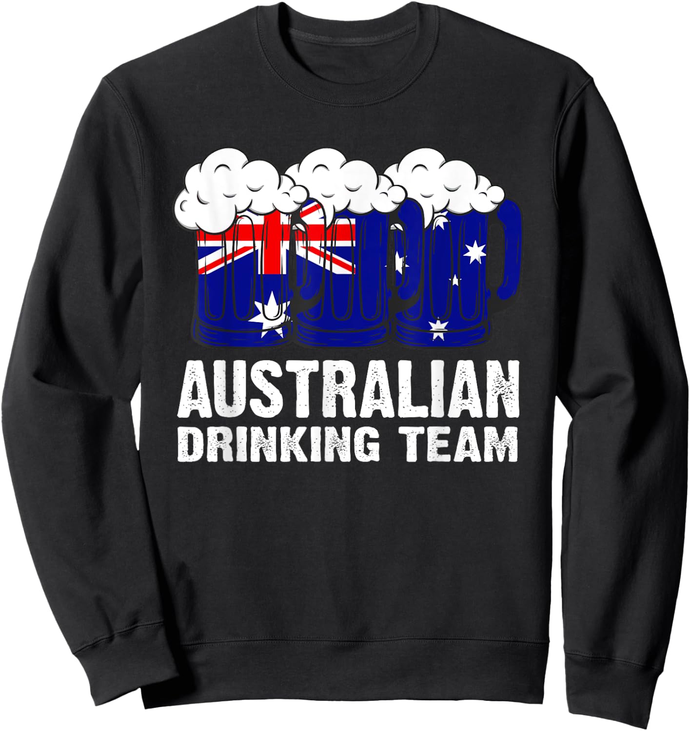 Australian Drinking Team Australia Sweatshirt - Sweatshirt | Black