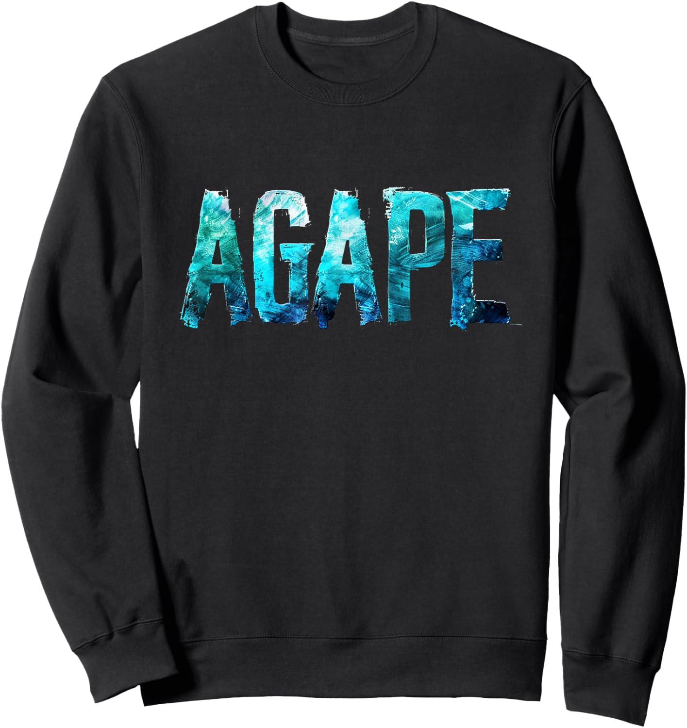 Christian Faith - Love Agape Sweatshirt - Sweatshirt | Black