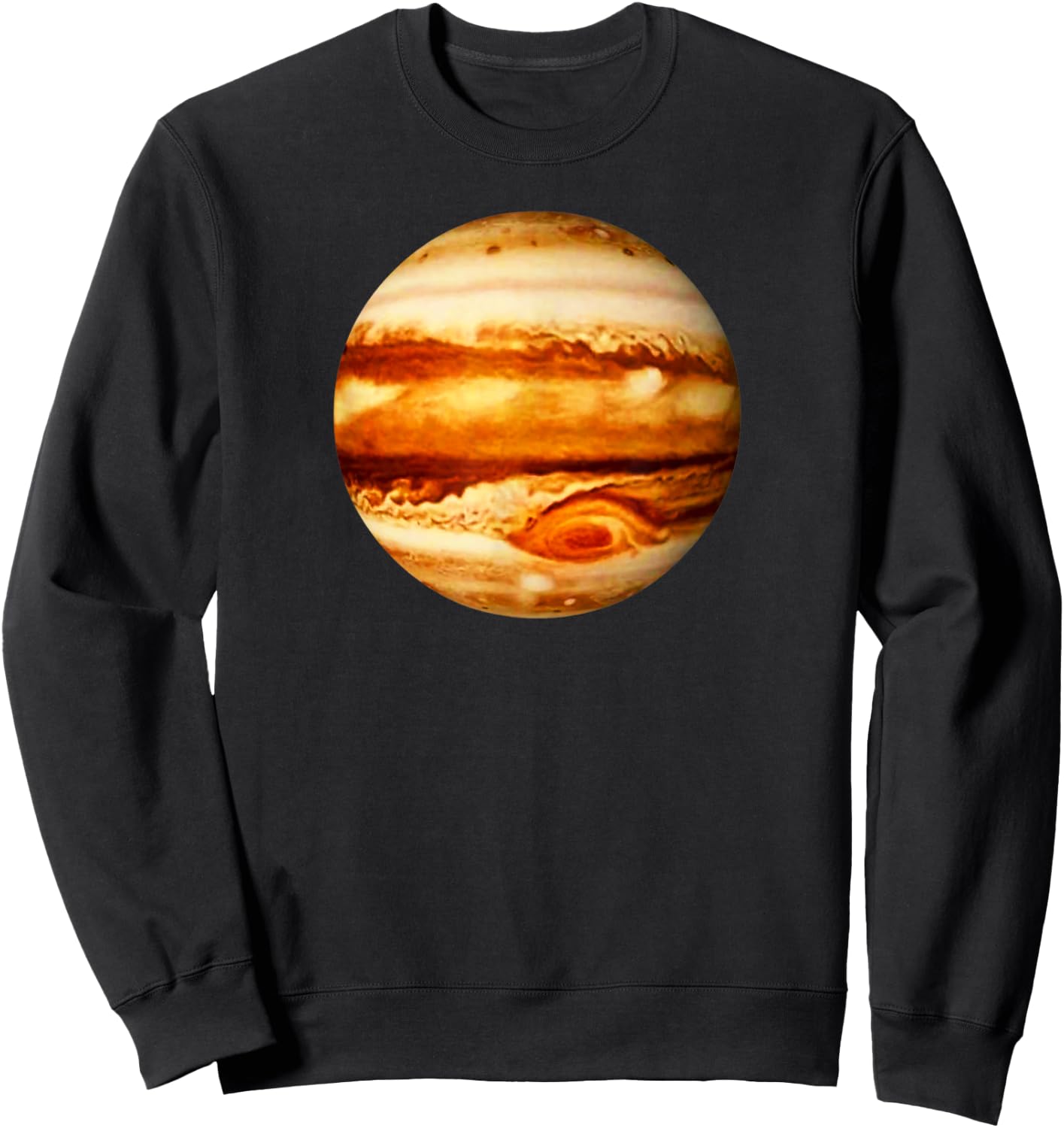 Beautiful Jupiter Planet Solar System Sweatshirt - Sweatshirt | Black