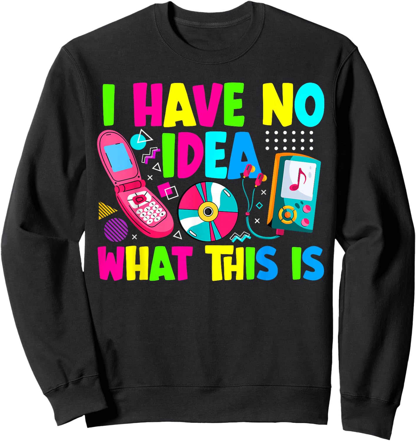 I have no idea what this is 2000's vintage two-thousands Sweatshirt - Sweatshirt | Black