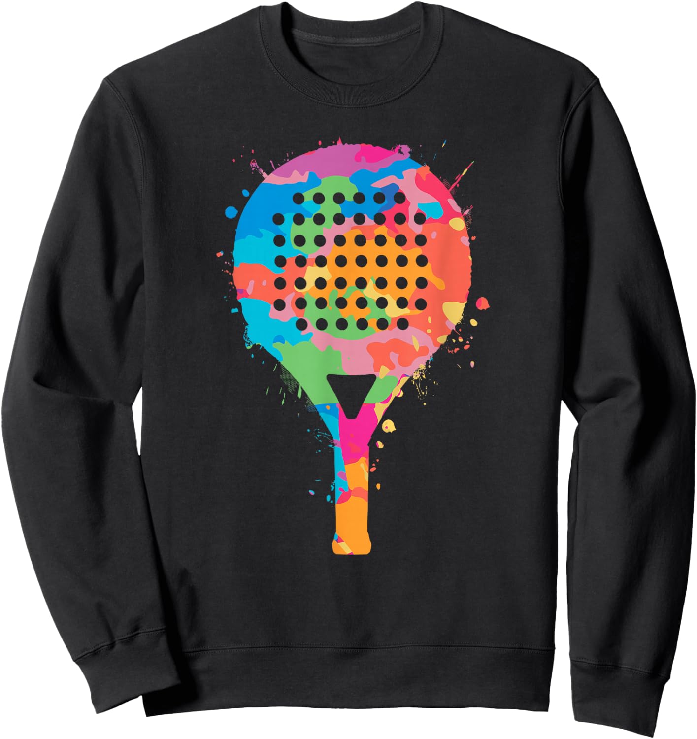Padel Racket Kids Girls Boys Platform Tennis Sweatshirt - Sweatshirt | Black