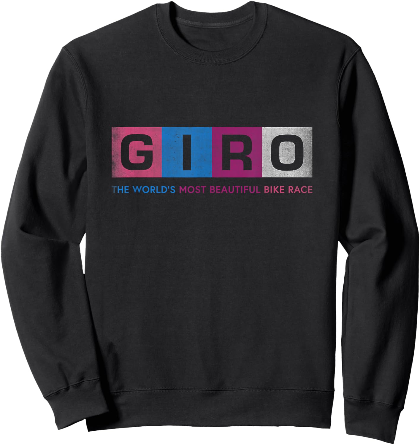 Giro D' Italia The World's Most Beautiful Bike Race Sweatshirt - Sweatshirt | Black