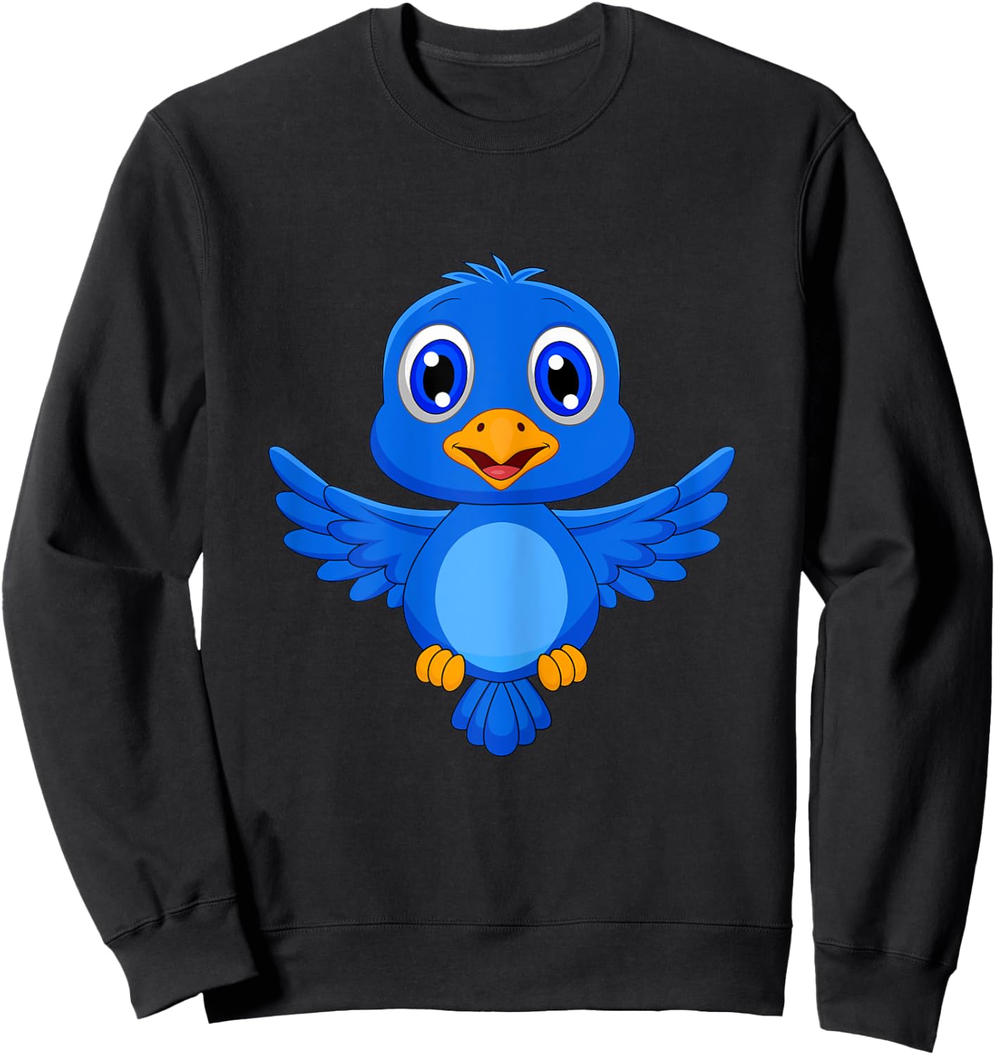Cute Bluebird Sweatshirt - Sweatshirt | Black