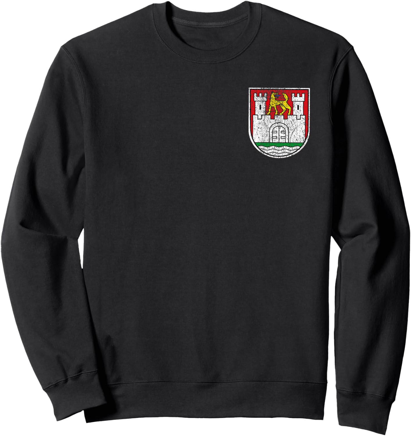 Deutschland Wolfsburg Germany (2 Sided) Sweatshirt - Sweatshirt | Black