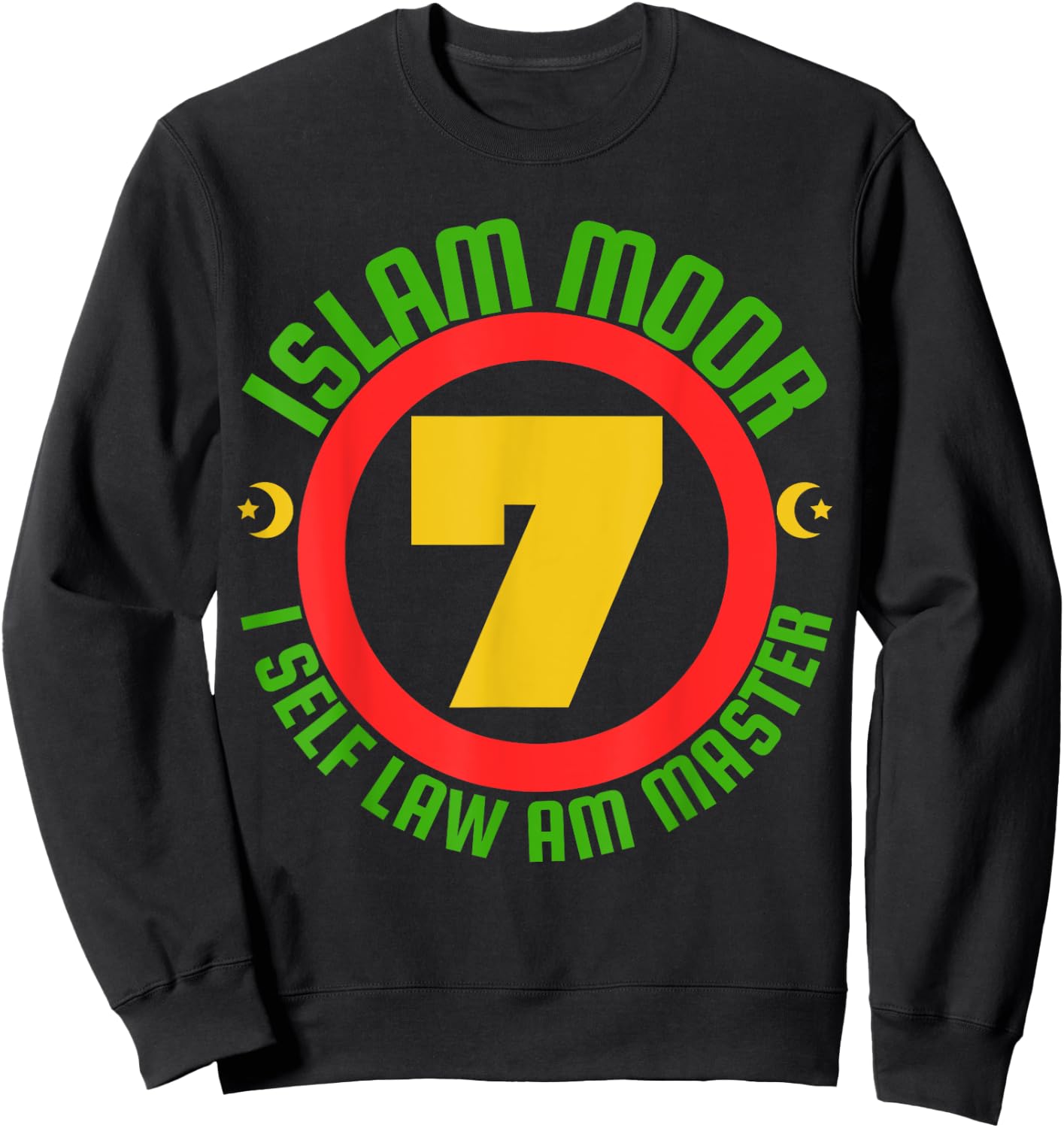 Moorish American Islam Moor Sweatshirt - Sweatshirt | Black
