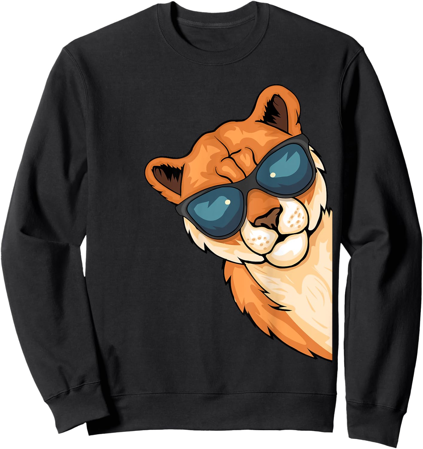 Puma Lover Kids Puma Animal Men Wildcat Puma Sweatshirt - Sweatshirt | Black