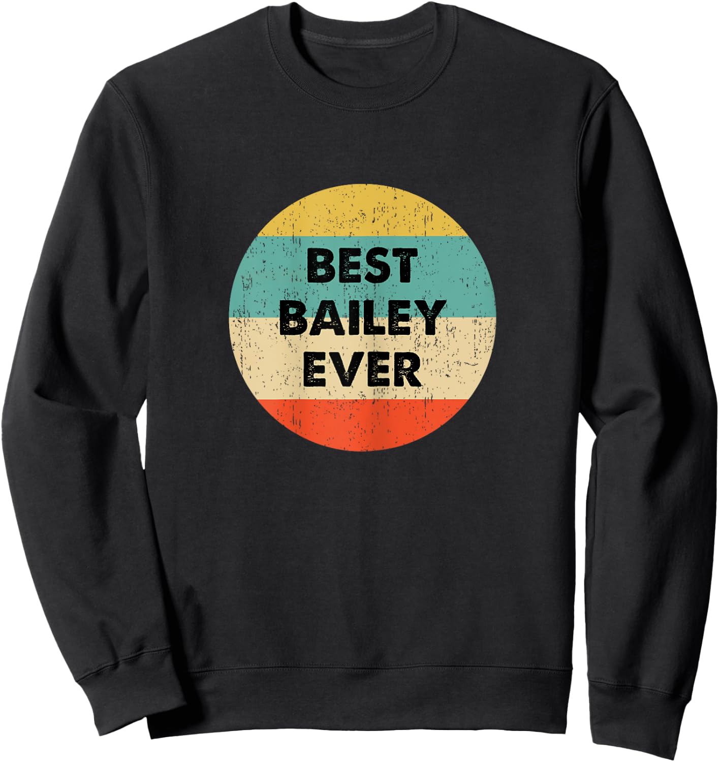 Bailey Name Sweatshirt - Sweatshirt | Black