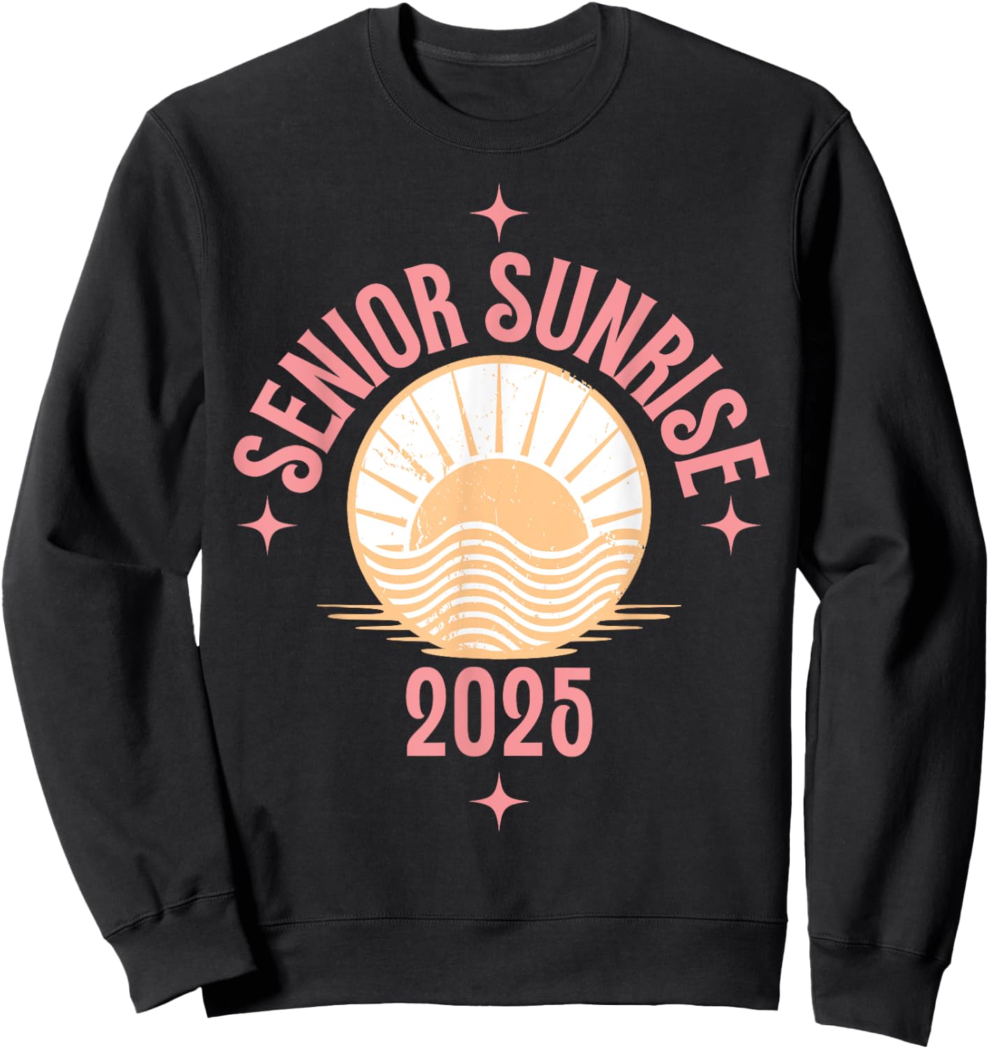 Magical Senior Sunrise 2025 High School 12th Twelfth Grade Sweatshirt - Sweatshirt | Black