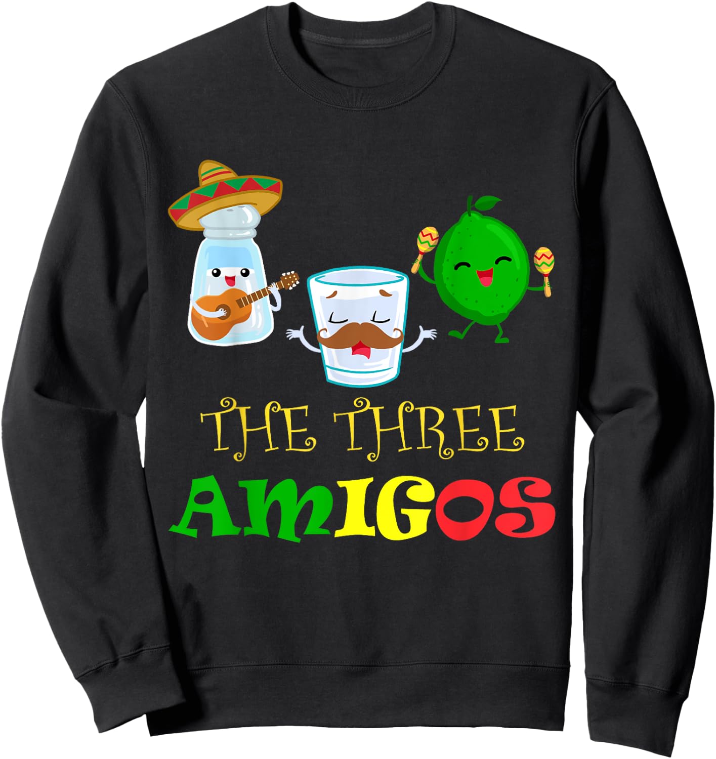 The Three Amigos Sweatshirt - Sweatshirt | Black