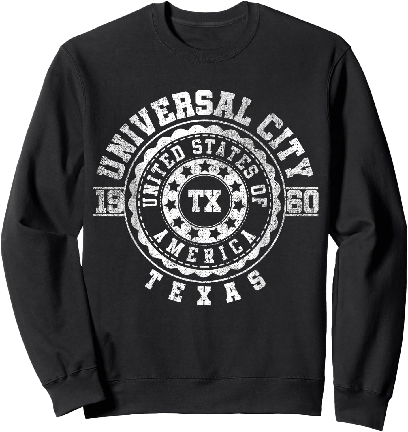 Universal City TX | Texas | Vintage City Apparels Sweatshirt - Sweatshirt | Black