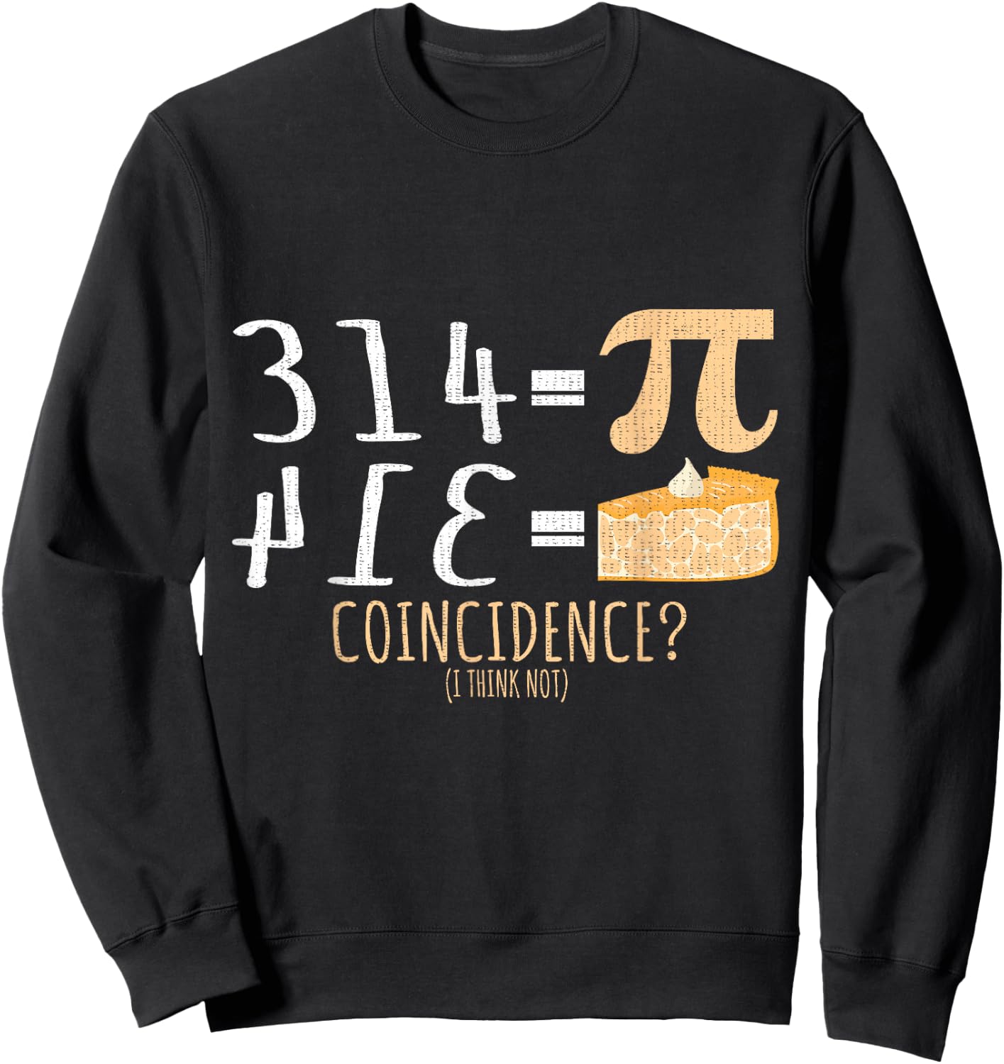 Funny Pi Math Formula Algebra Equation Design Sweatshirt - Sweatshirt | Black