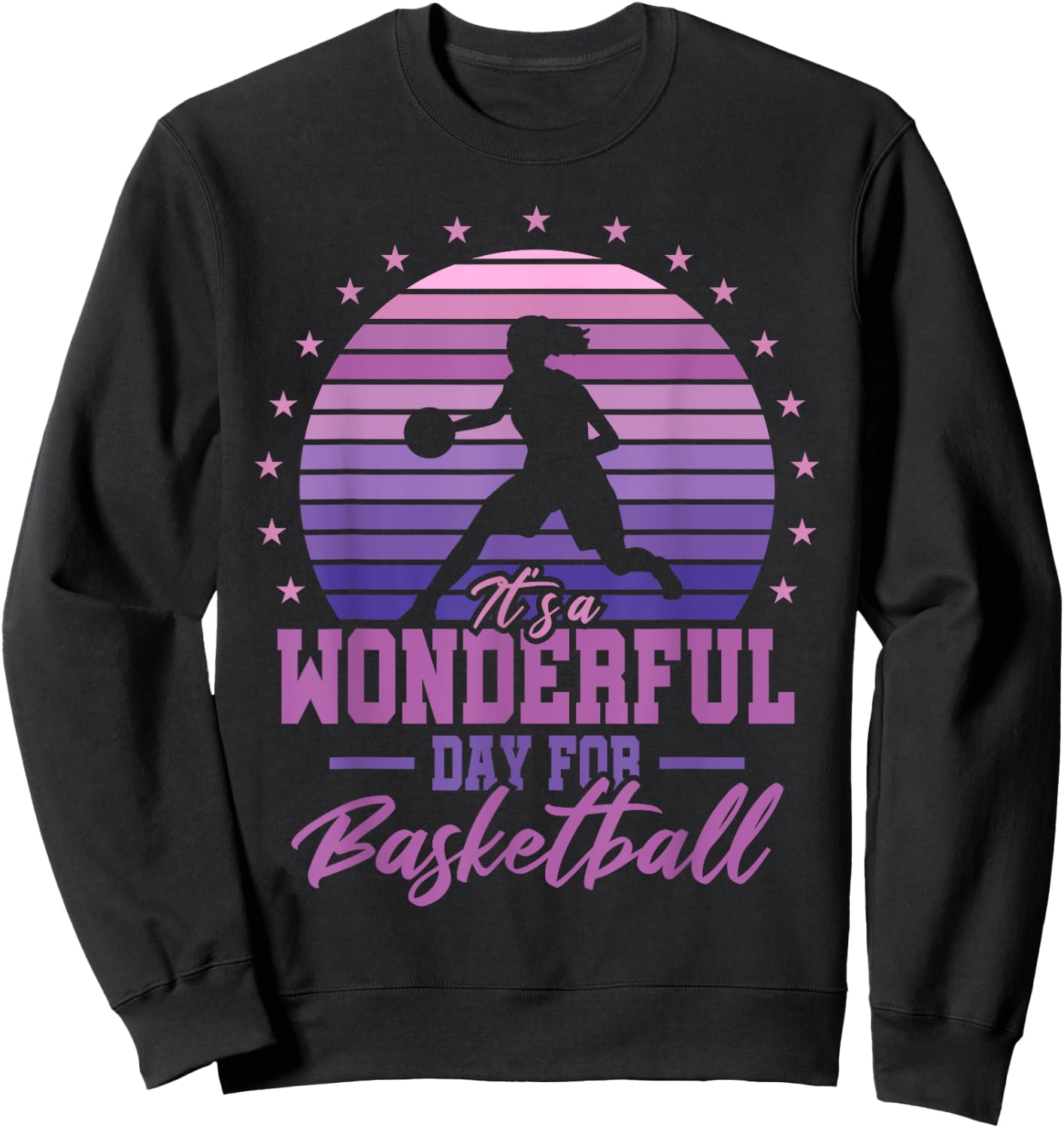 Basketball Girls Sweatshirt - Sweatshirt | Black